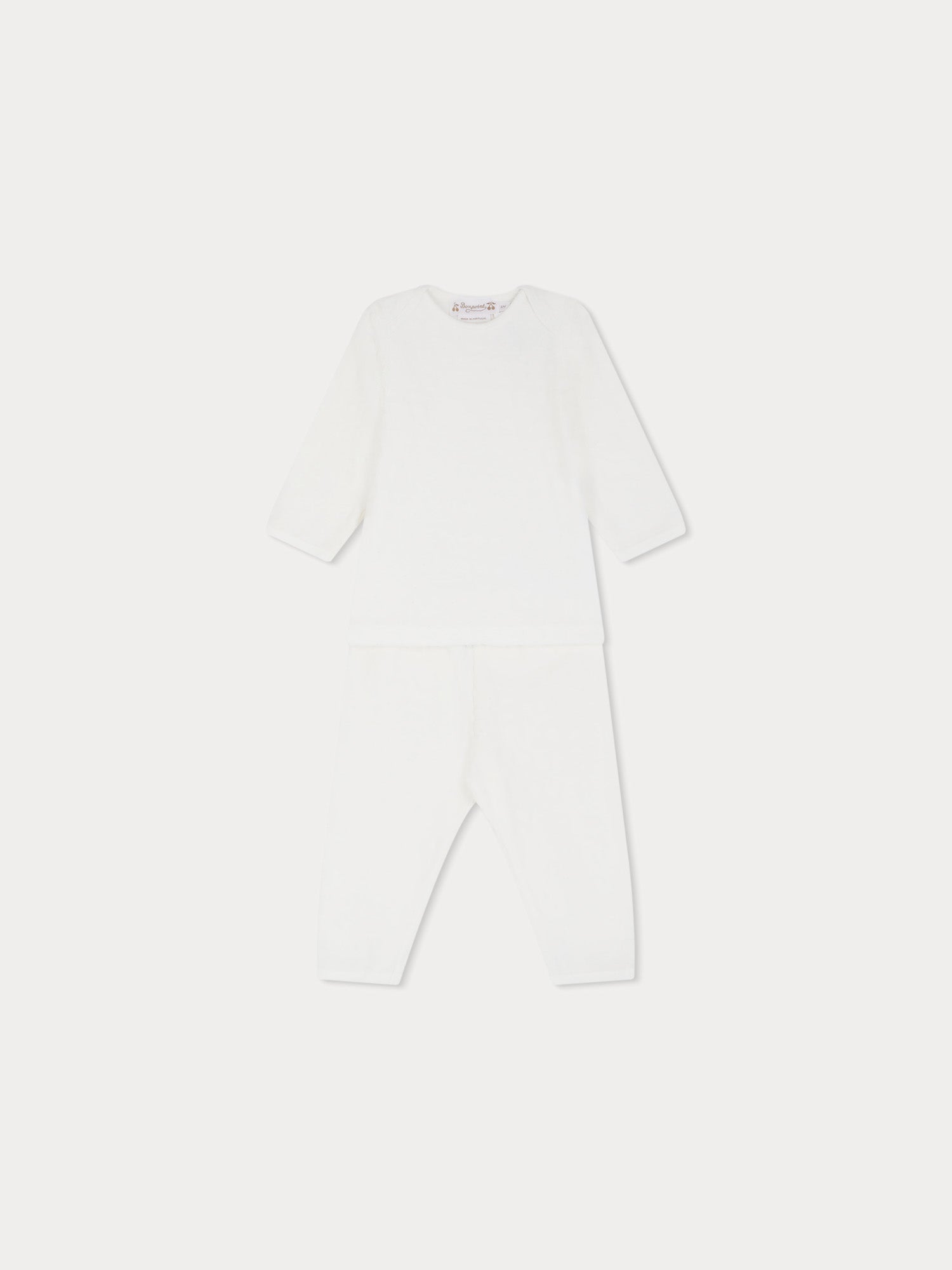 Baby Boys & Girls White Cotton Set