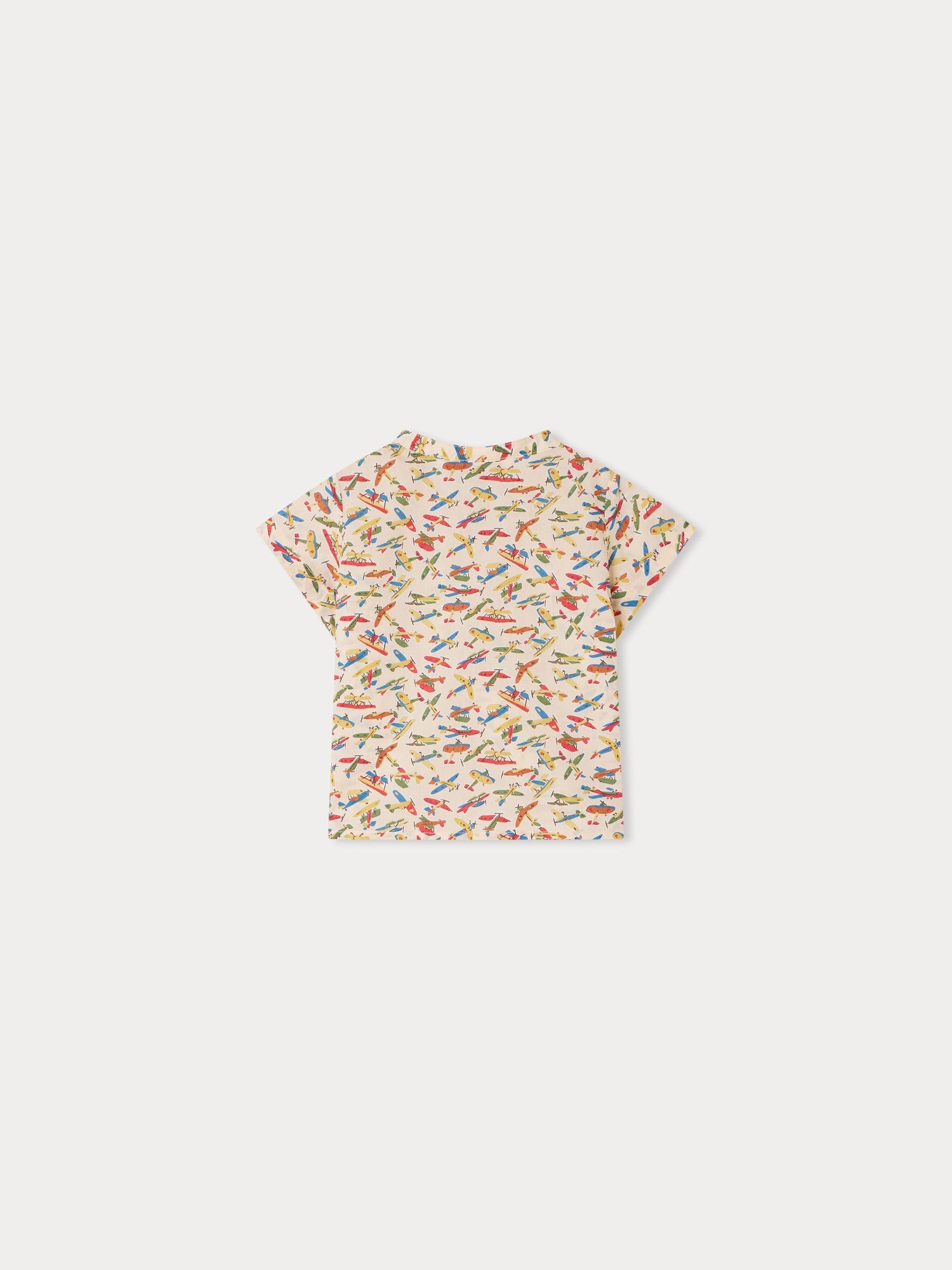 Baby Boys Multicolor Cotton Shirt