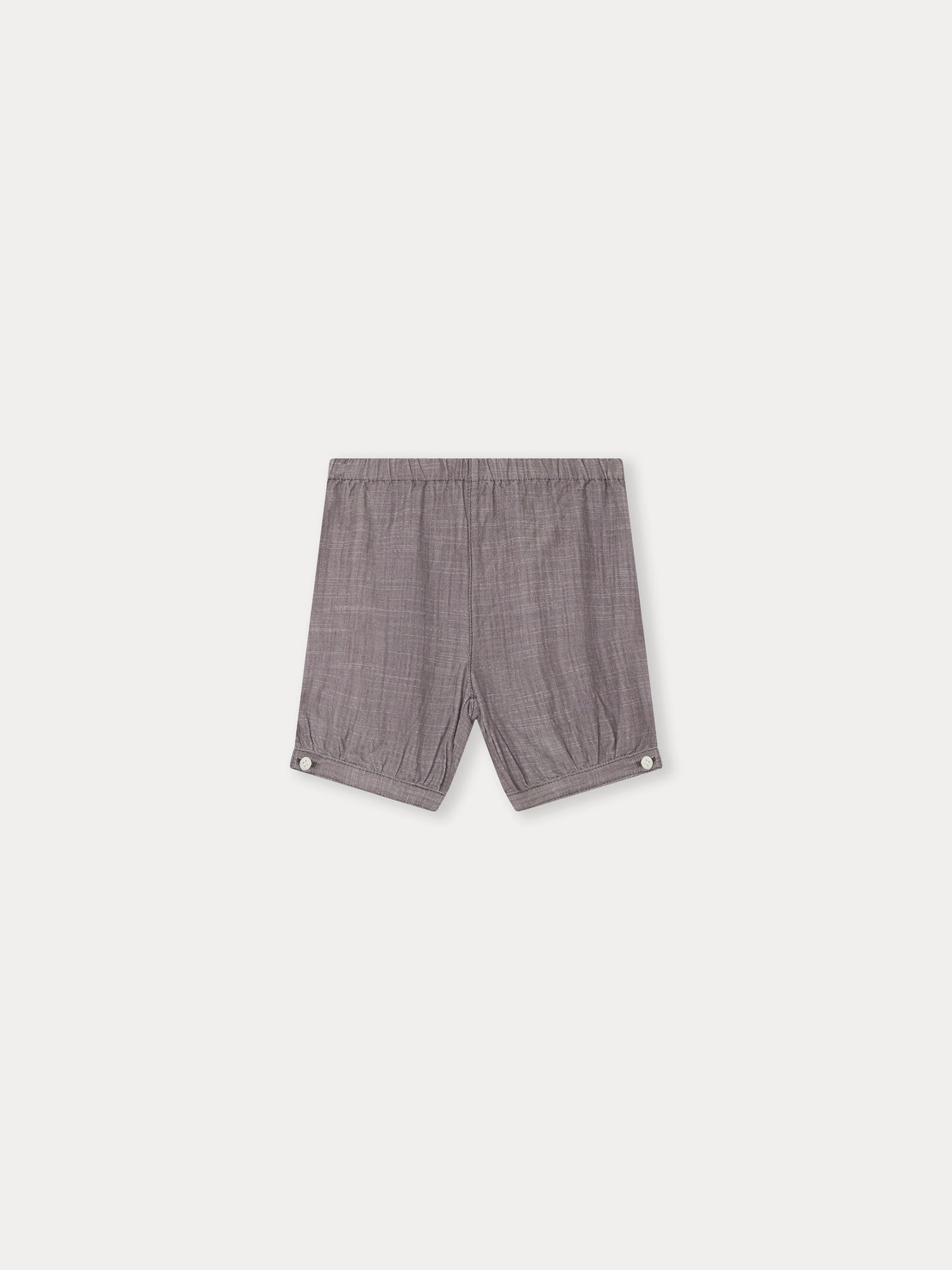 Baby Boys Dark Grey Cotton Shorts