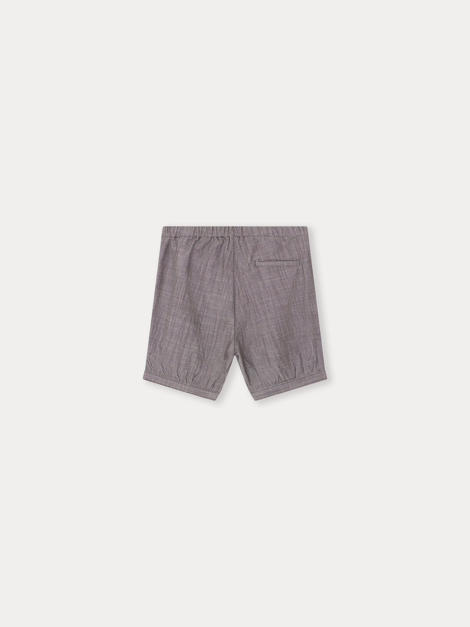 Baby Boys Dark Grey Cotton Shorts