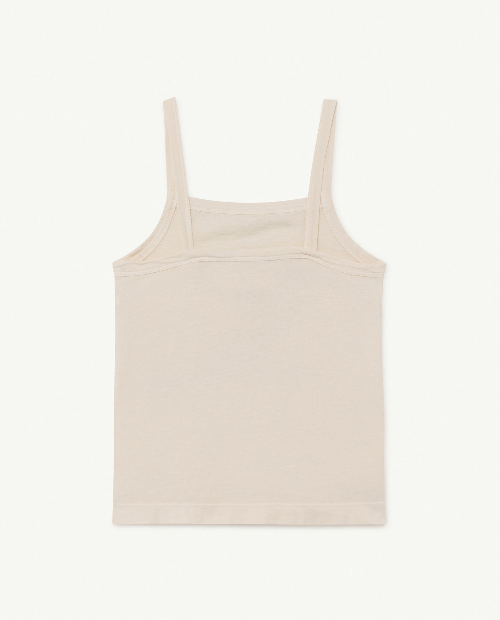 Débardeur blanc en coton avec oiseau pour fille