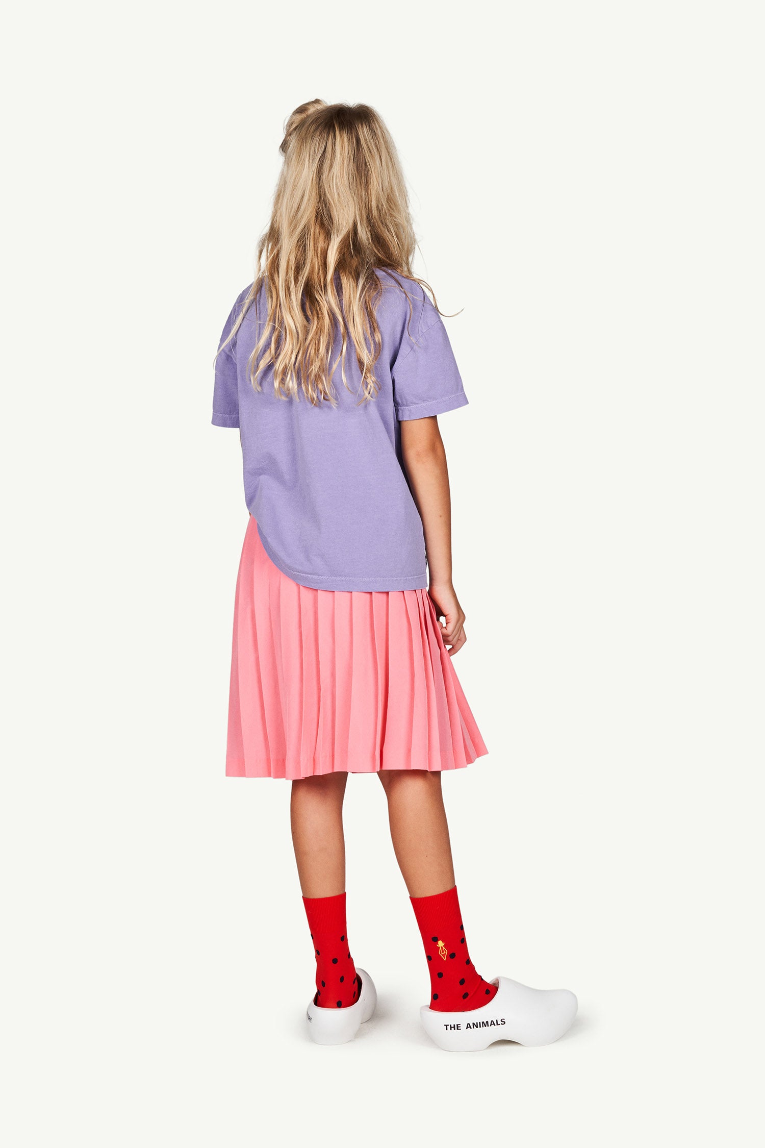 Girls Pink Logo Skirt