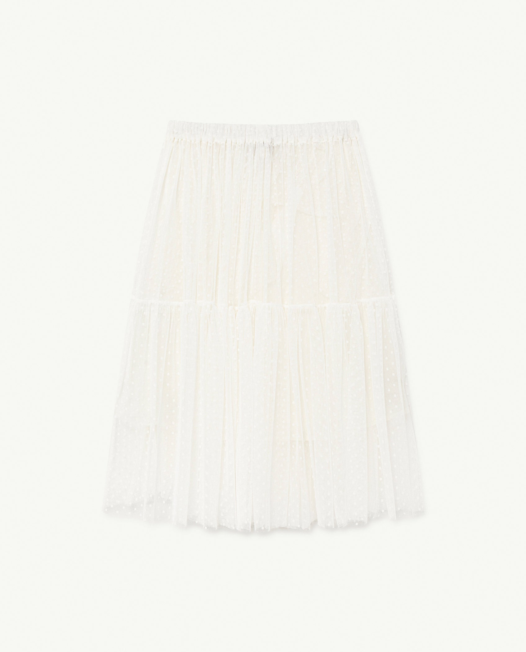 Girls White Logo Skirt