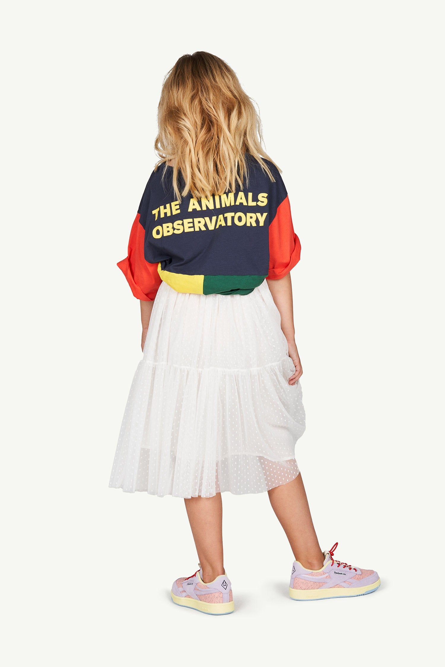 Girls White Logo Skirt