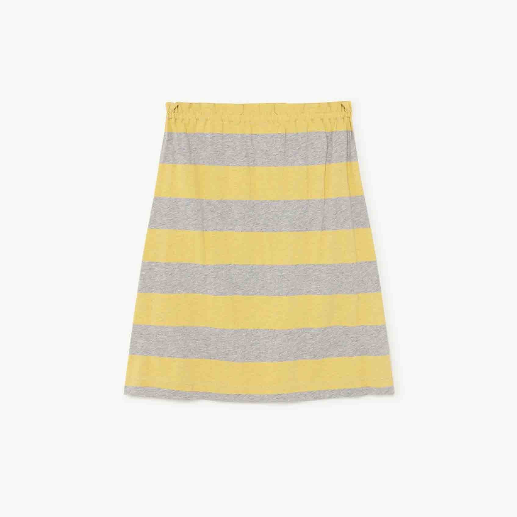 Girls Grey Stripes Skirt