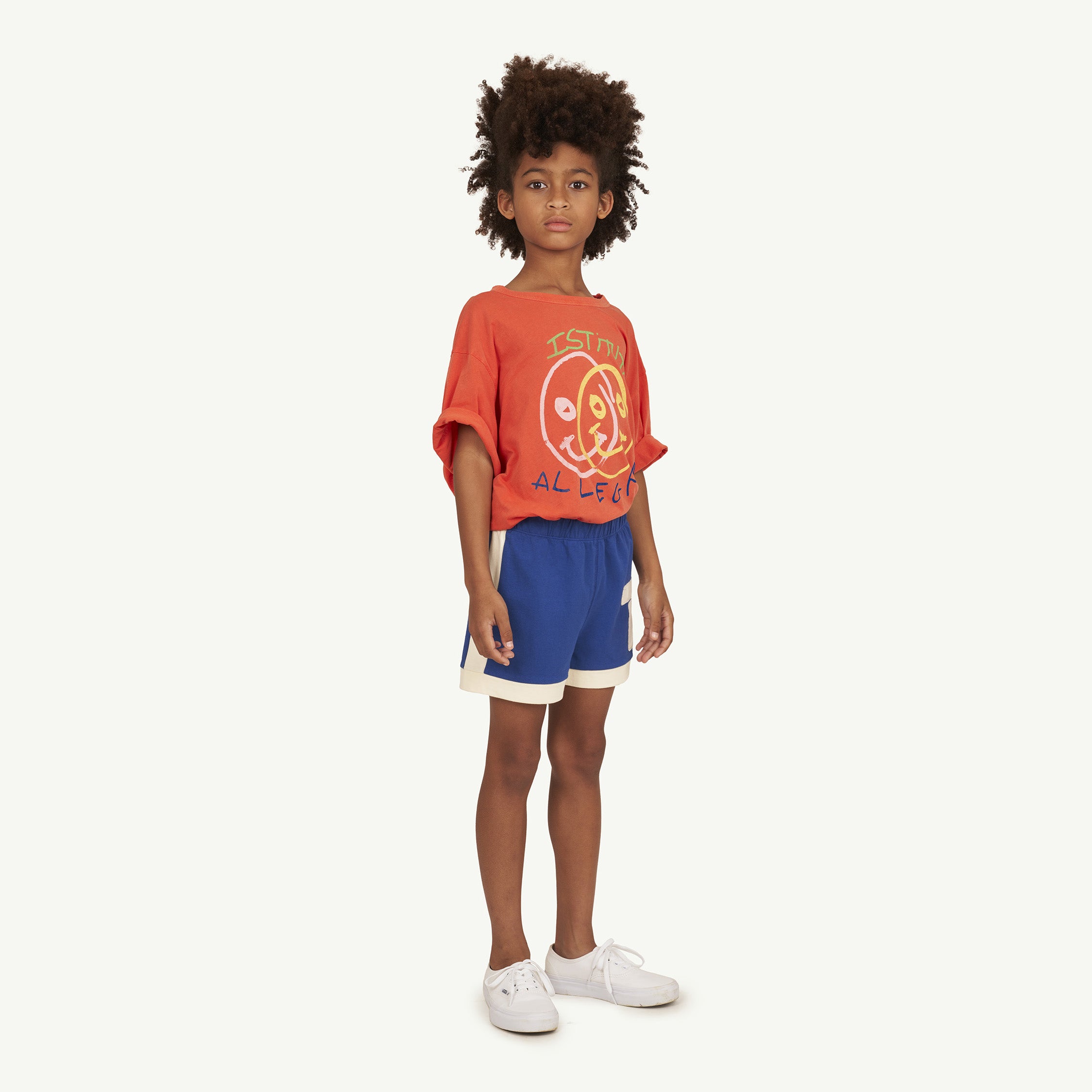 Boys & Girls Red Printed Cotton T-Shirt