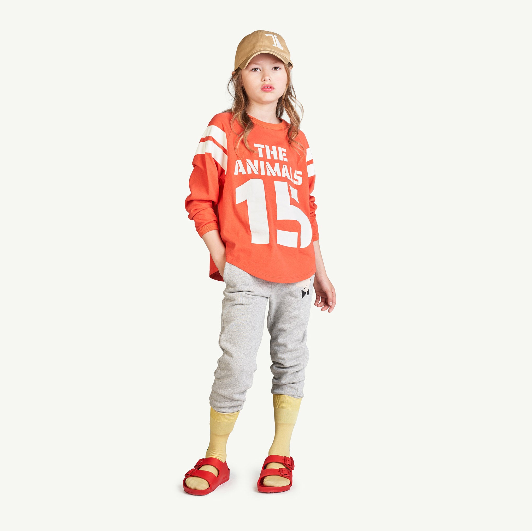 Boys & Girls Grey Logo Cotton Trousers