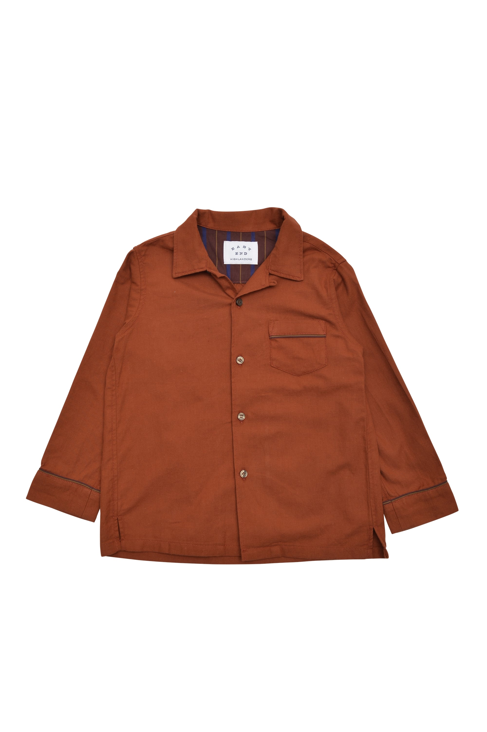 Chemise de pyjama en terre cuite pour filles