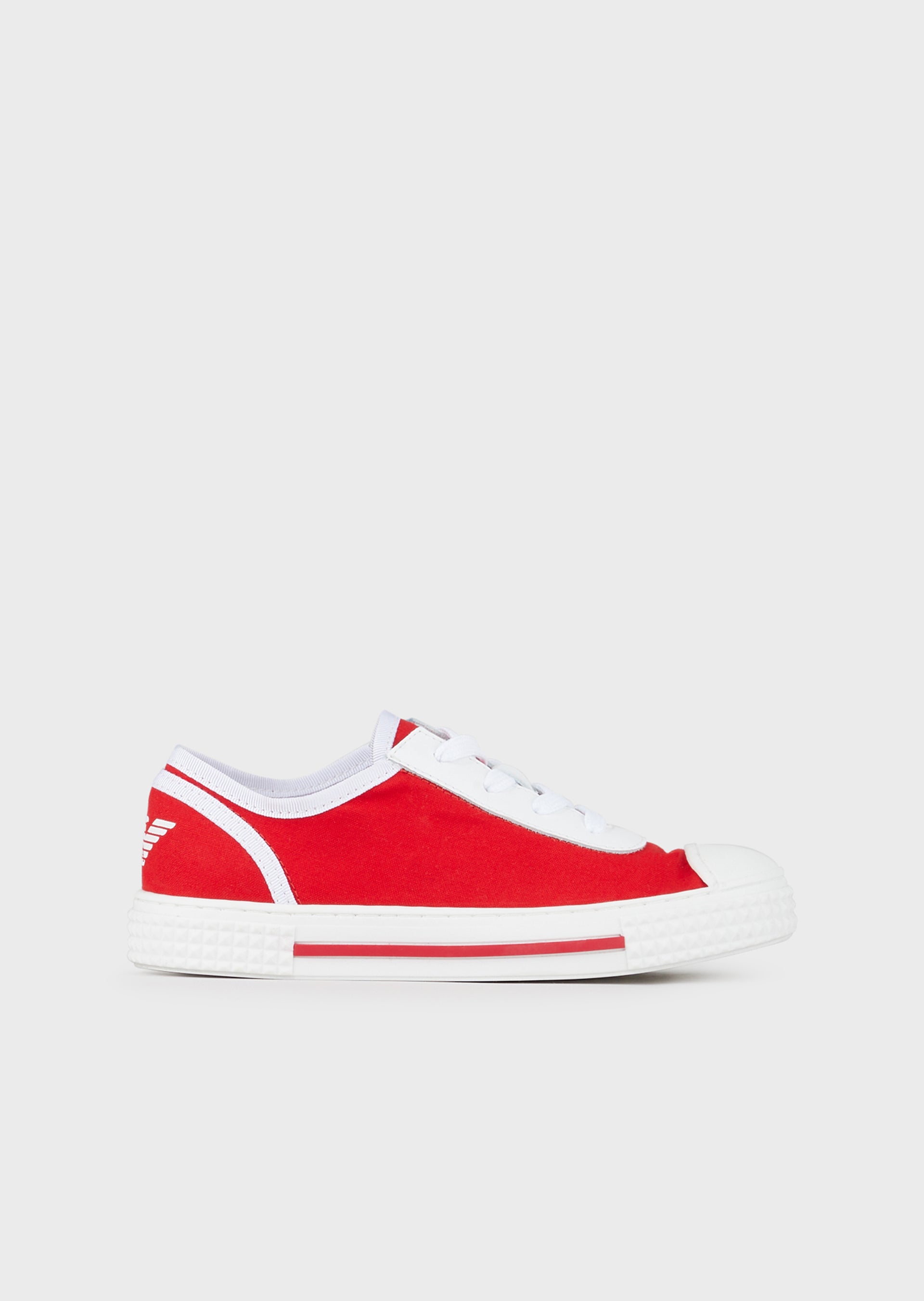 Boys Red Canvas Shoes