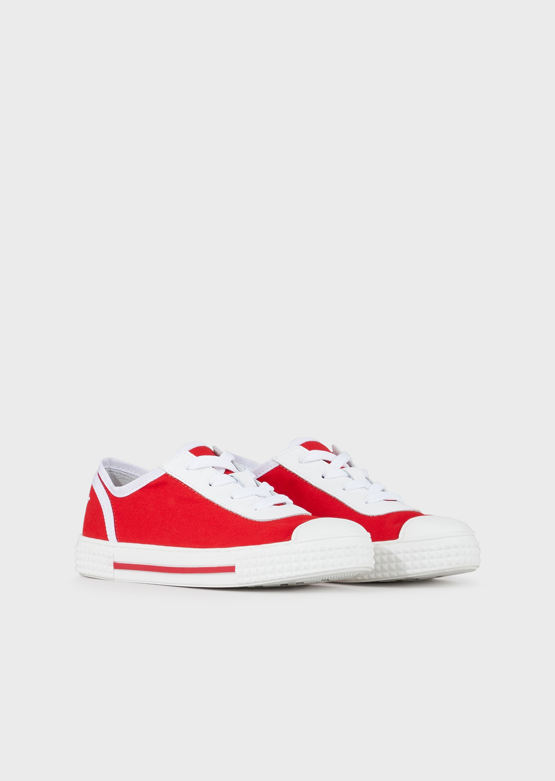 Boys Red Canvas Shoes