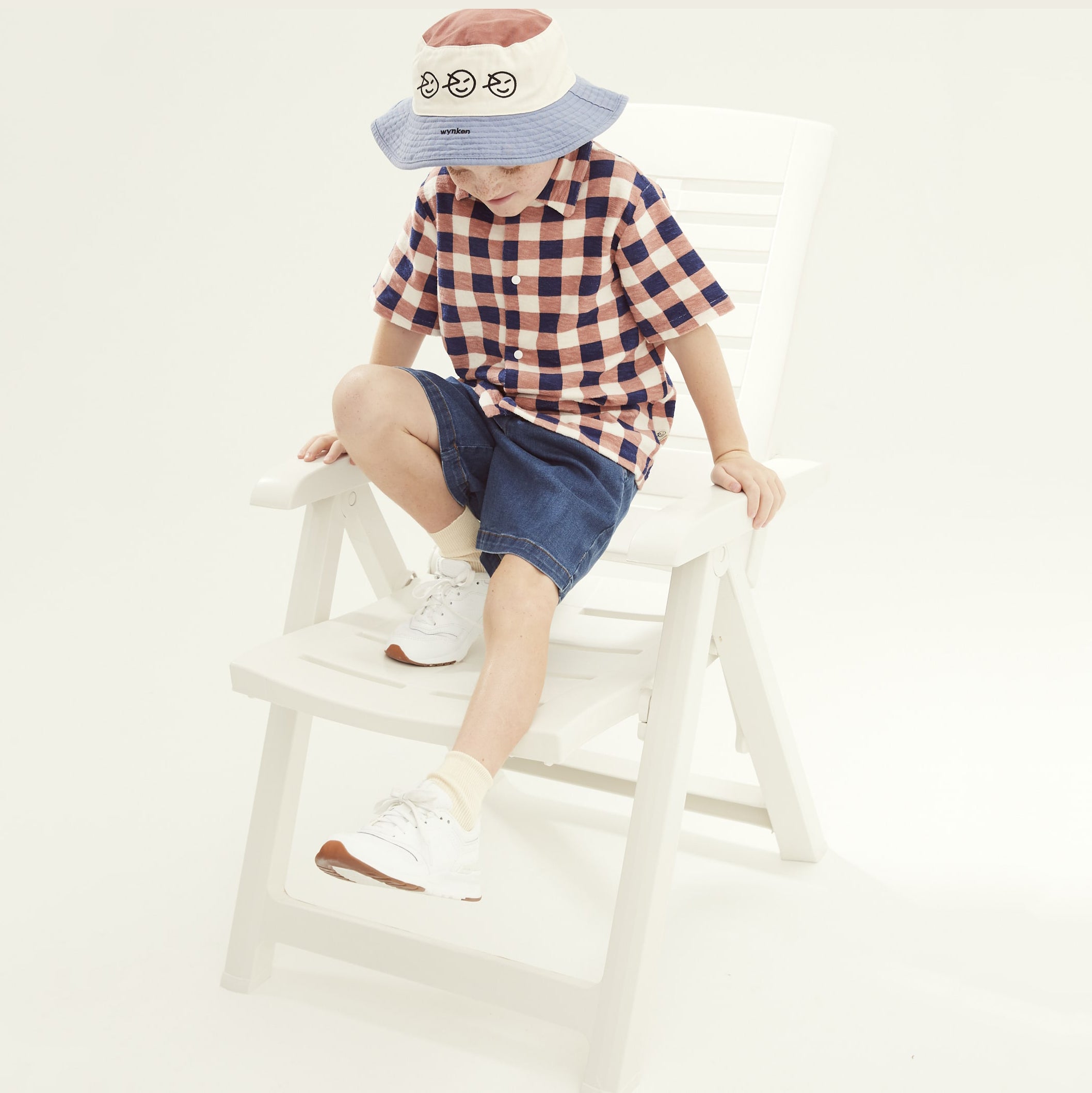 Boys & Girls Grey Denim Shorts