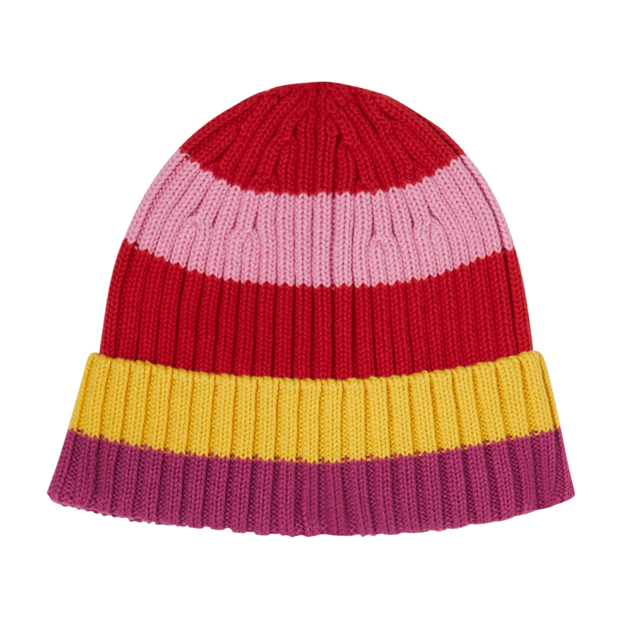 Girls Multicolor Stripes Hat