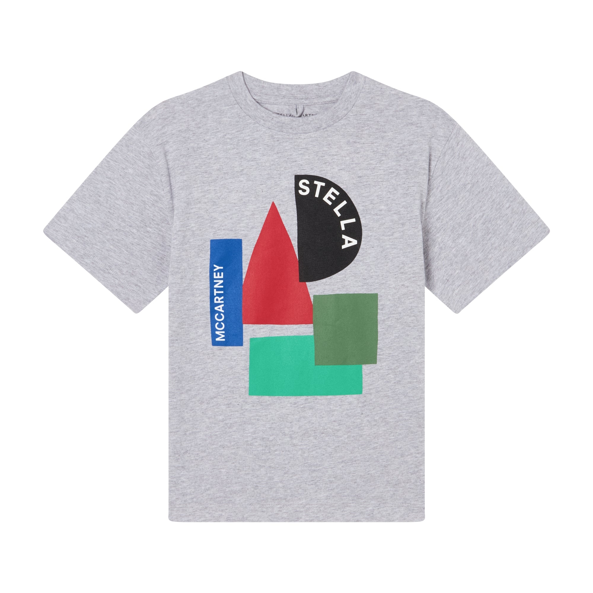 Boys Grey Logo Cotton T-Shirt