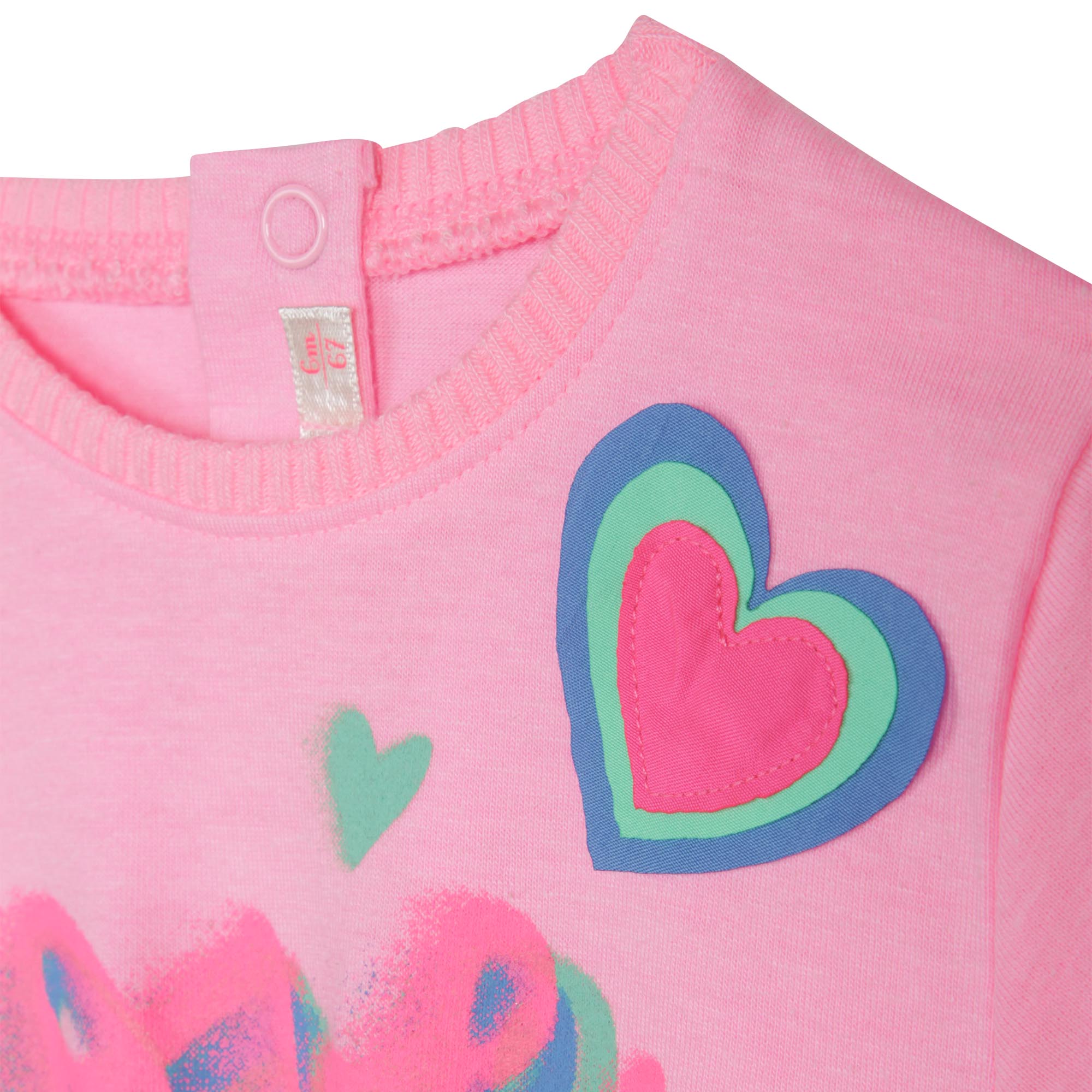 Baby Girls Pink Printed Dress