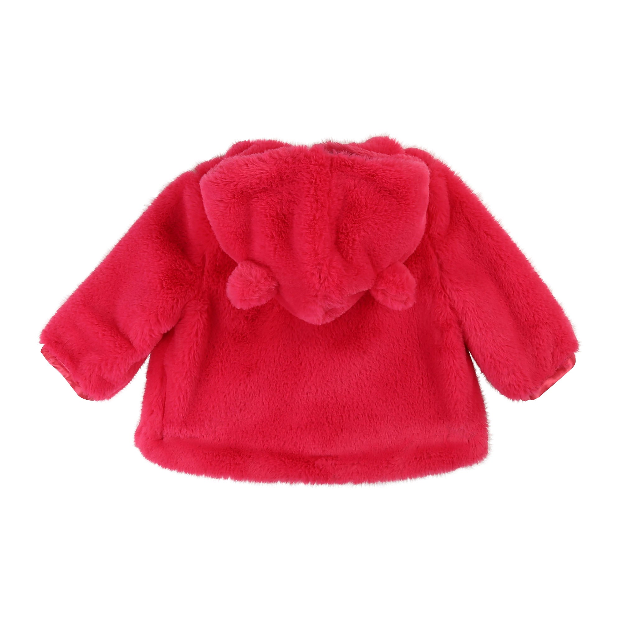 Baby Girls Red Hooded Coat