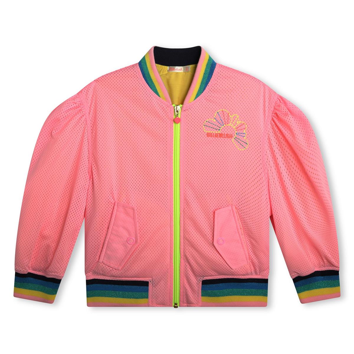 Girls Pink Zip-Up Jacket