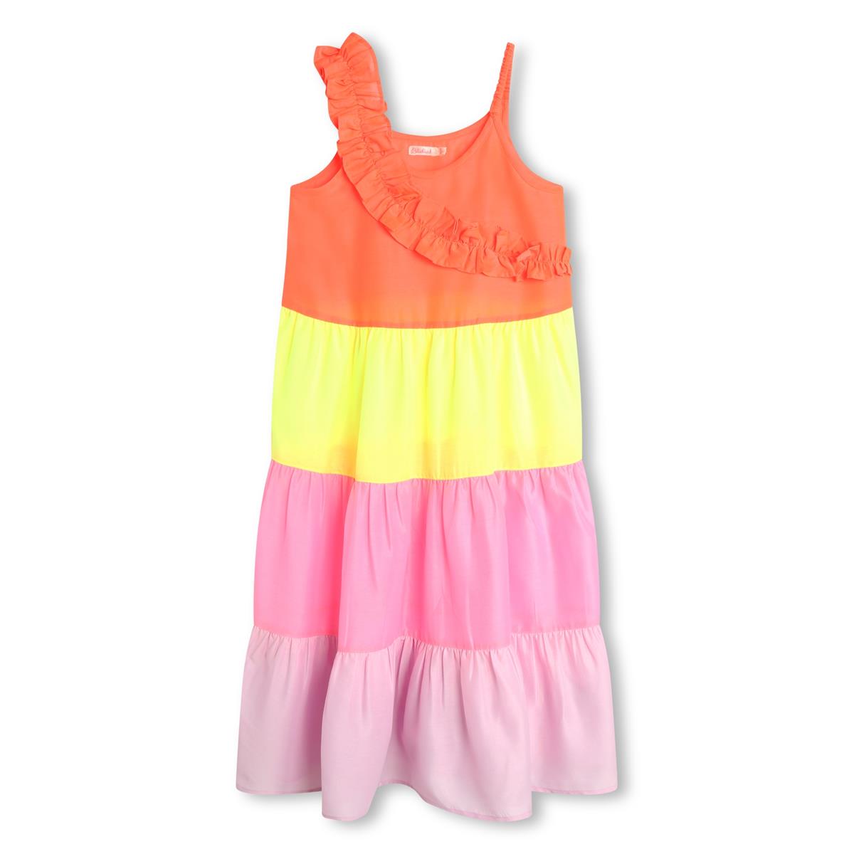 Girls Multicolor Strap Dress