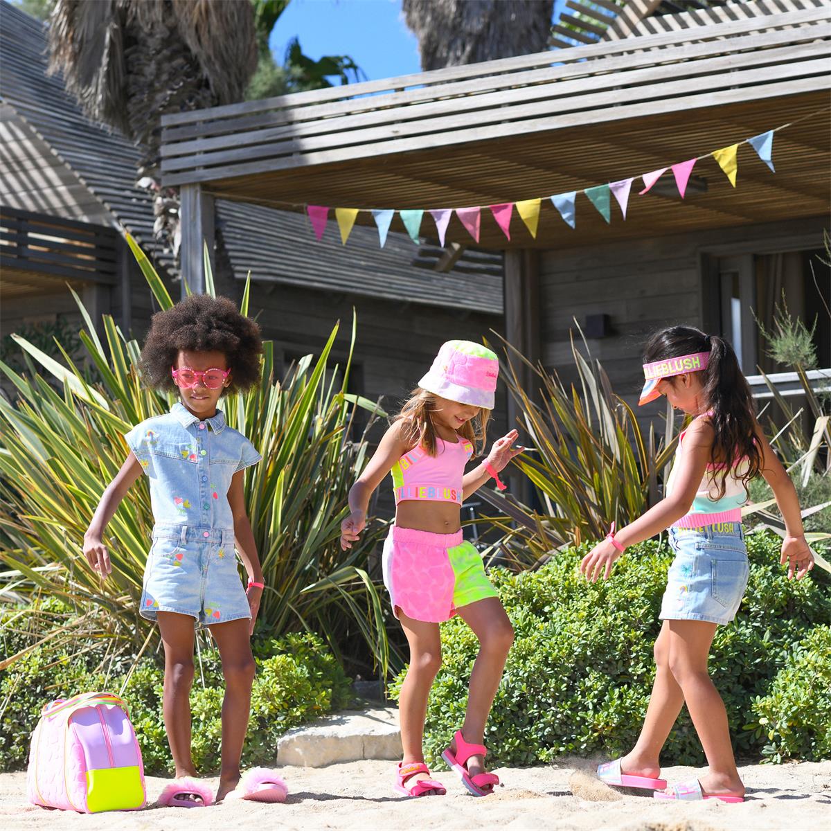 Girls Pink Bucket Hat