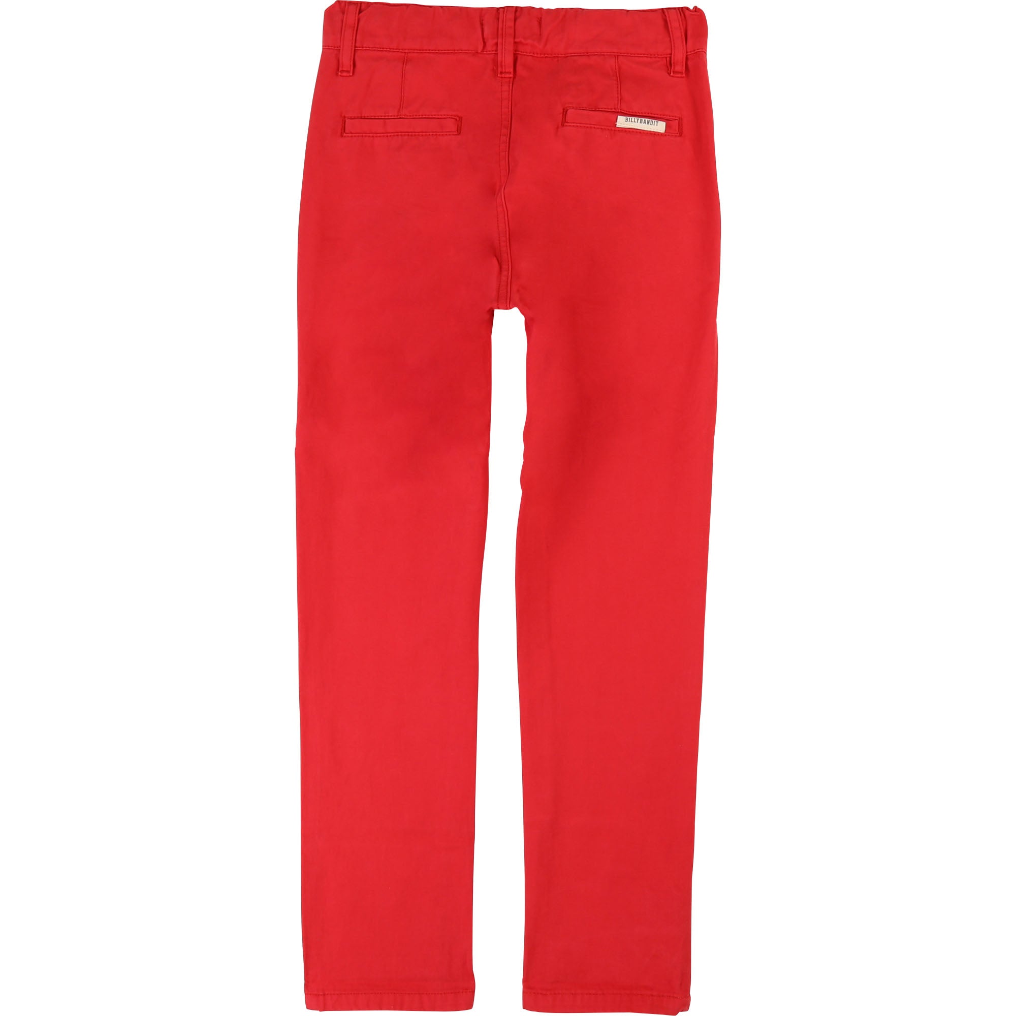Boys Red Cotton Trousers