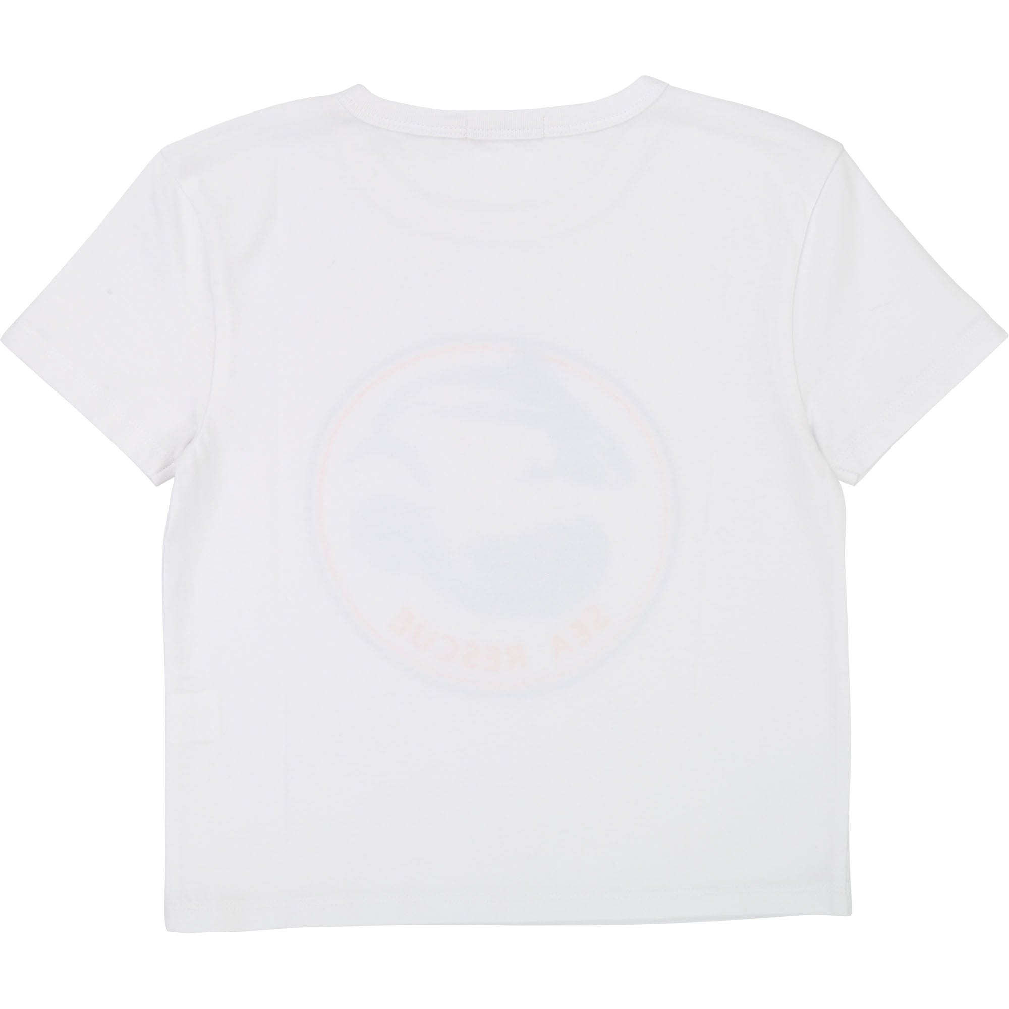 Boys White Cotton T-shirt