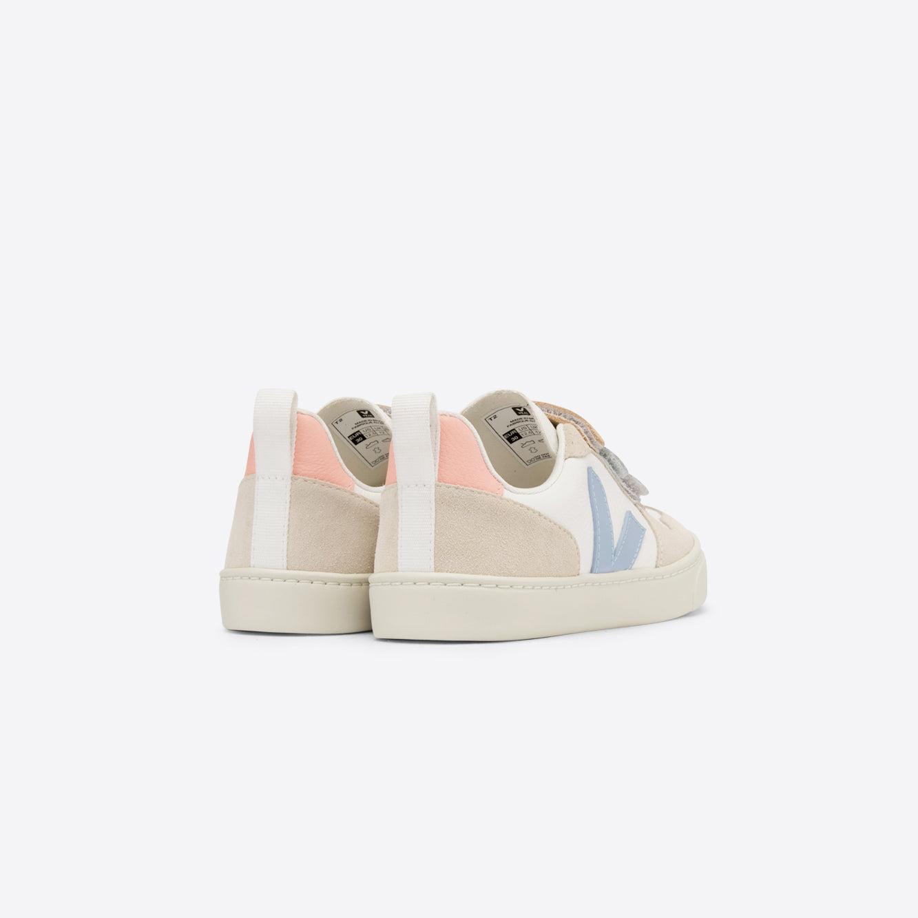 Boys & Girls White "V-10 CHROMEFREE" Shoes