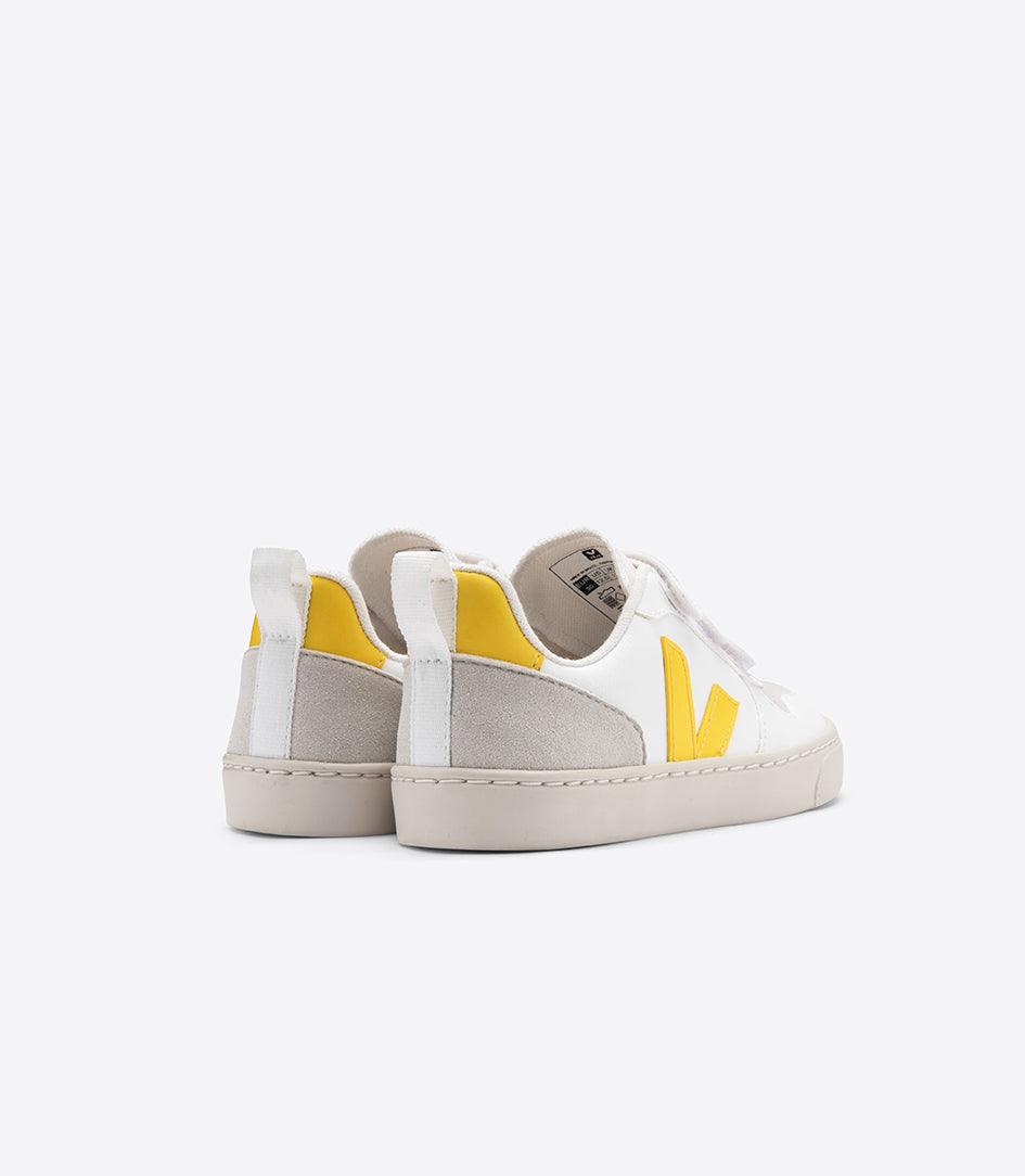 Boys & Girls White "V-10" Velcro Shoes