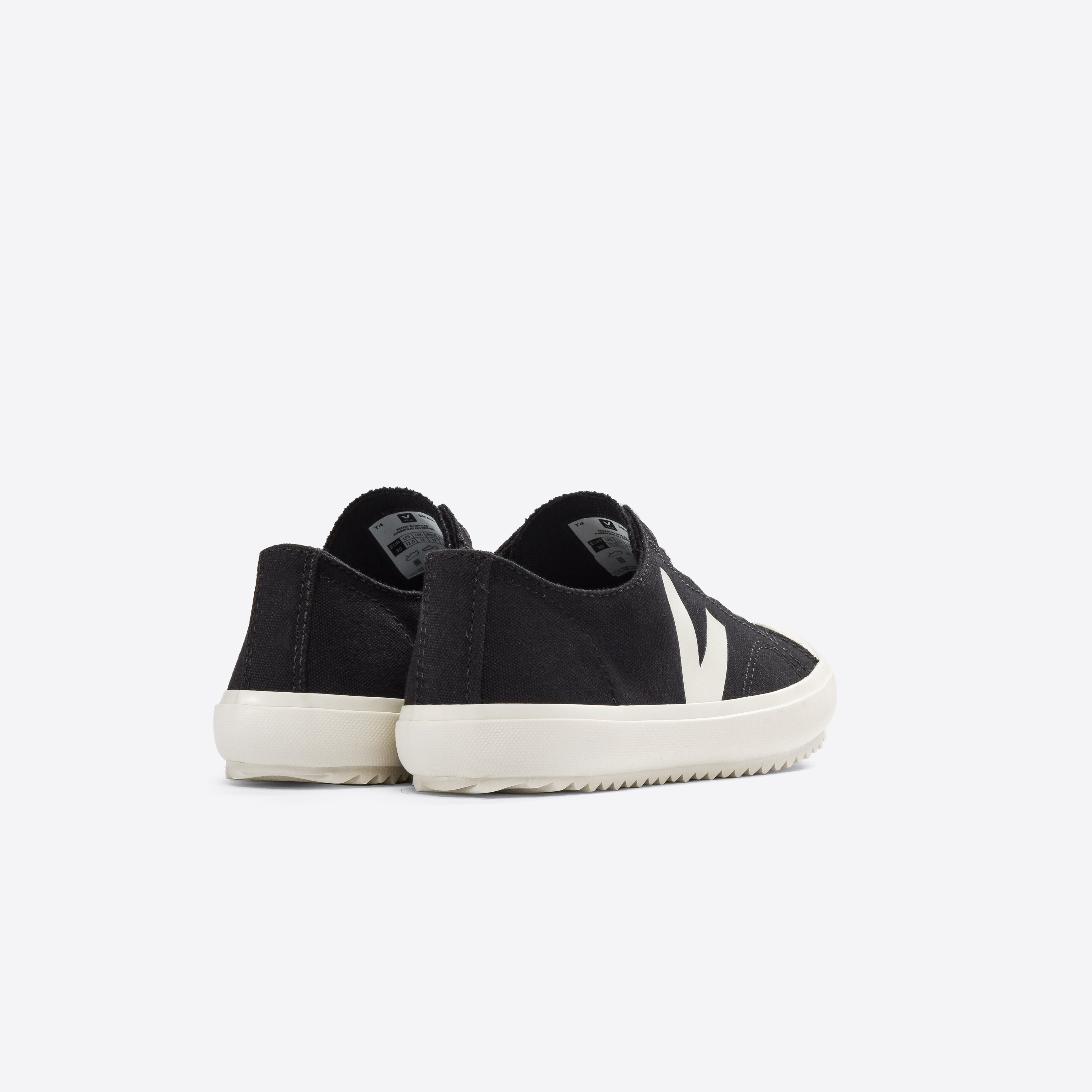 Boys & Girls Black "FLIP" Canvas Shoes