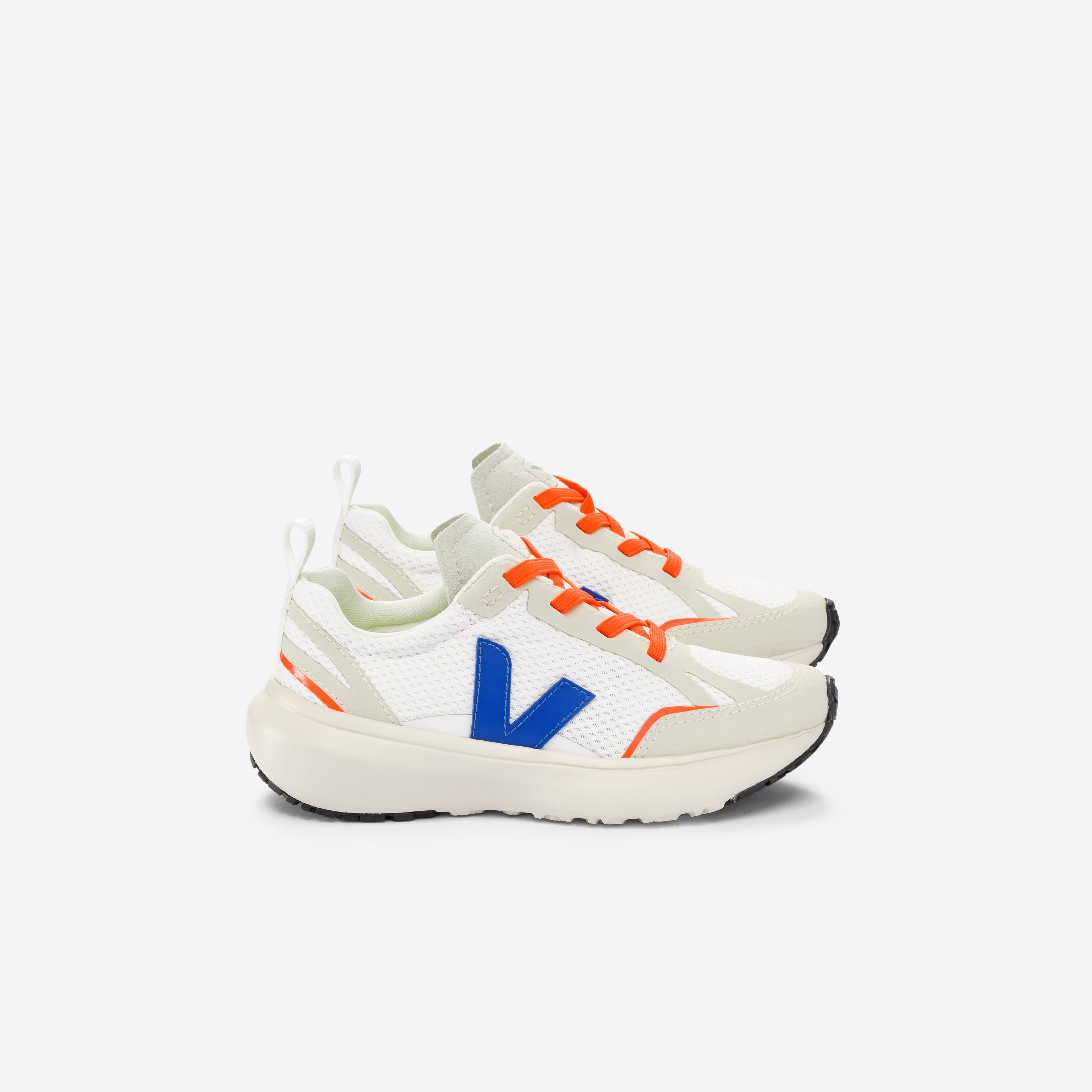 Boys & Girls White "CANARY ALVEOMESH" Shoes