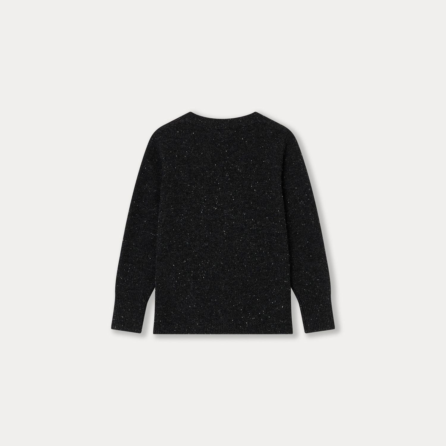 Boys Dark Grey Wool Cardigan