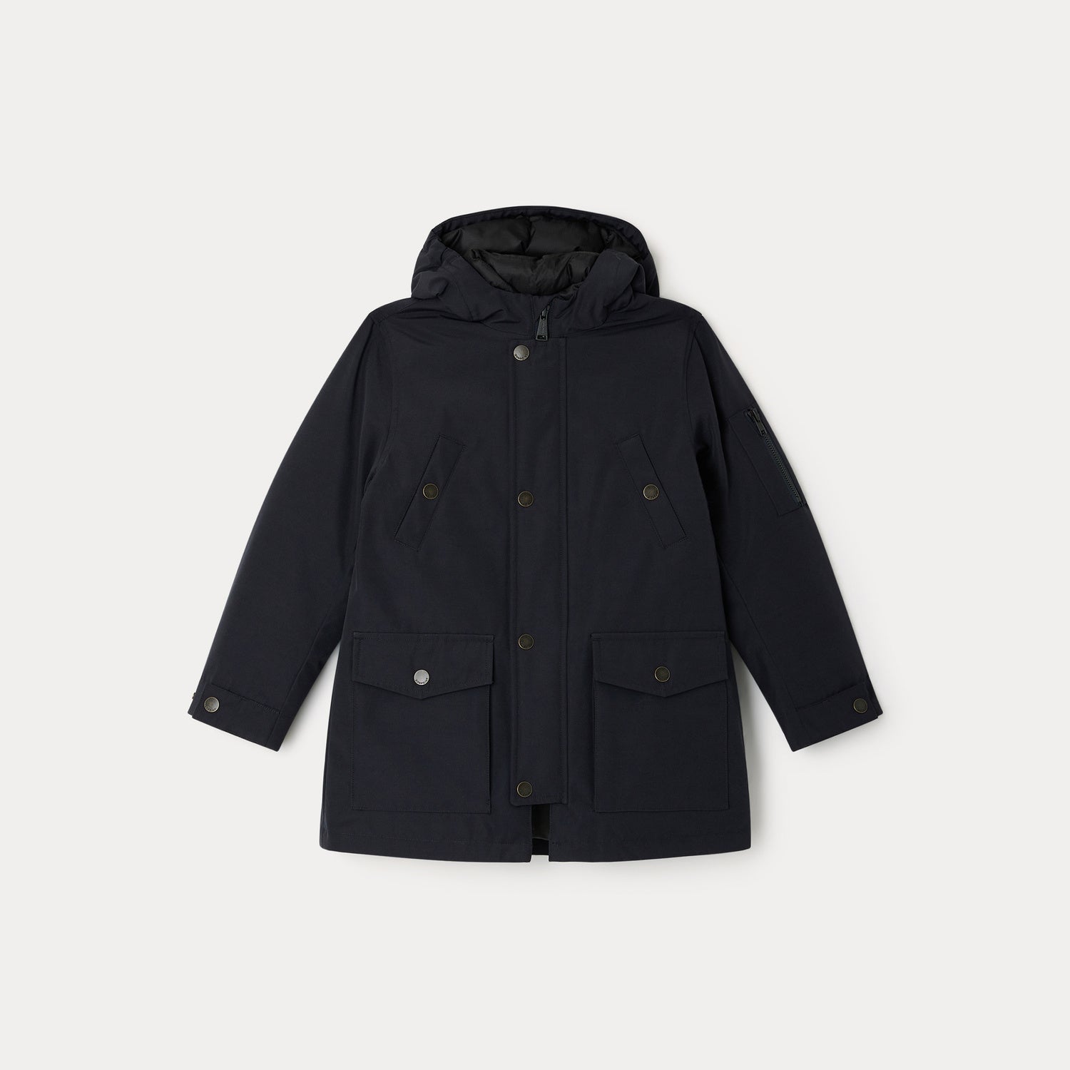 Boys Black Padded Coat