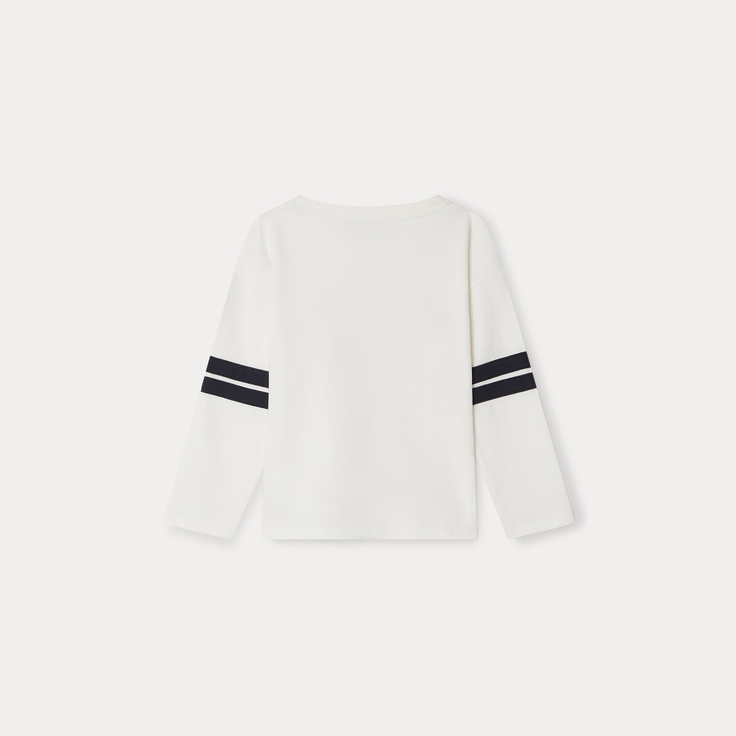 Boys White Logo Cotton T-Shirt