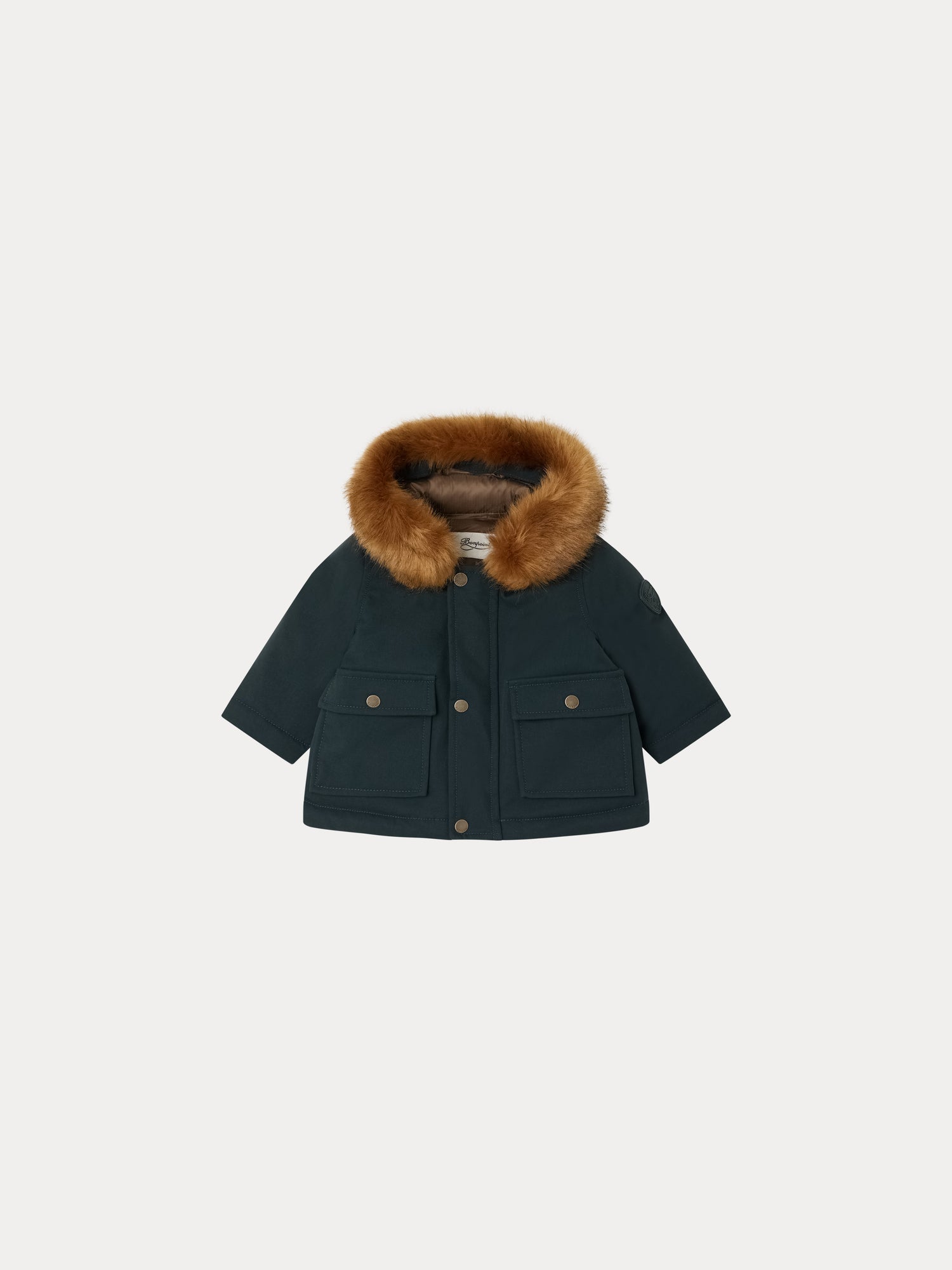 Baby Boys Dark Green Coat