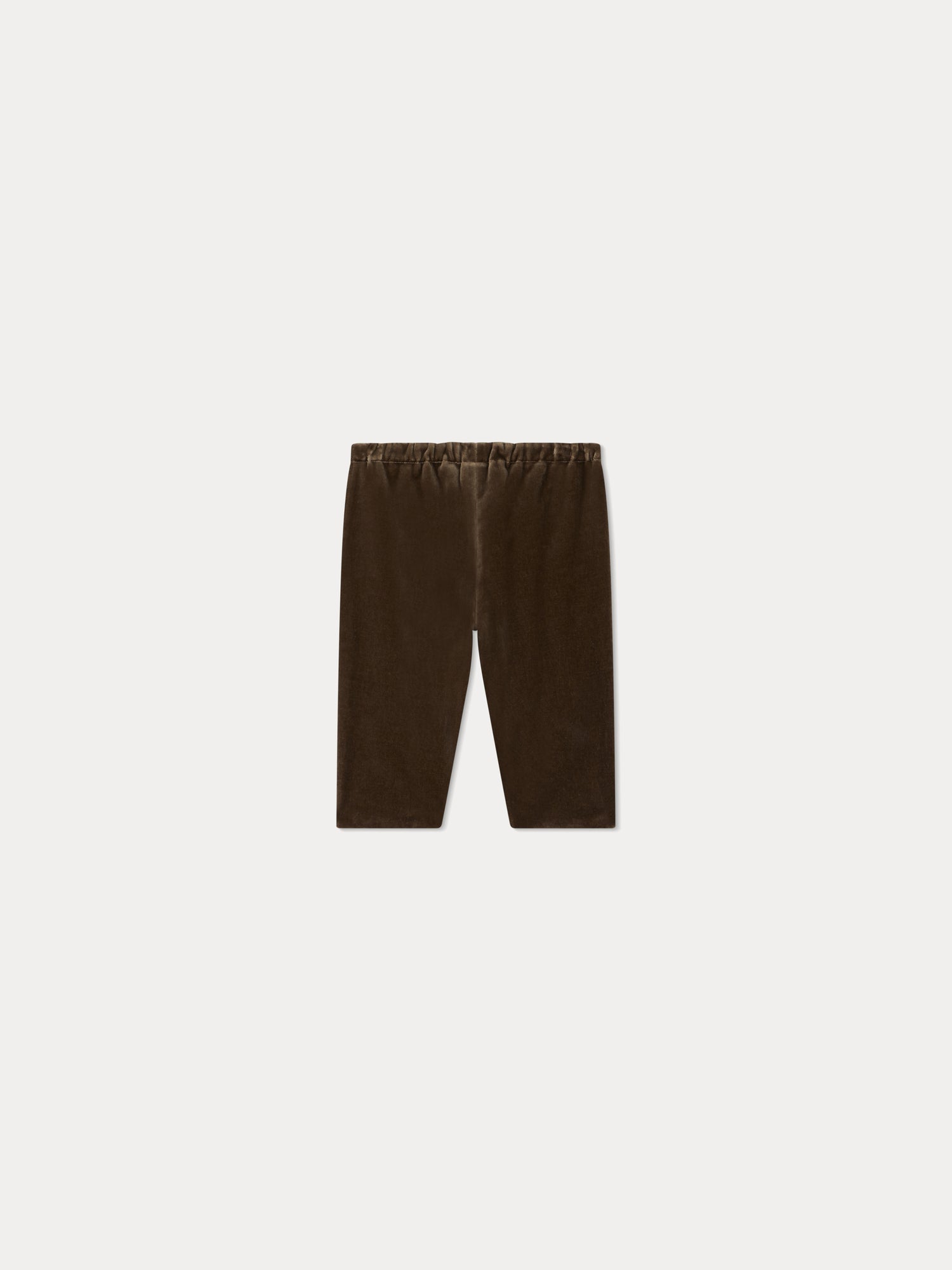 Baby Boys Taupe Velvet Trousers