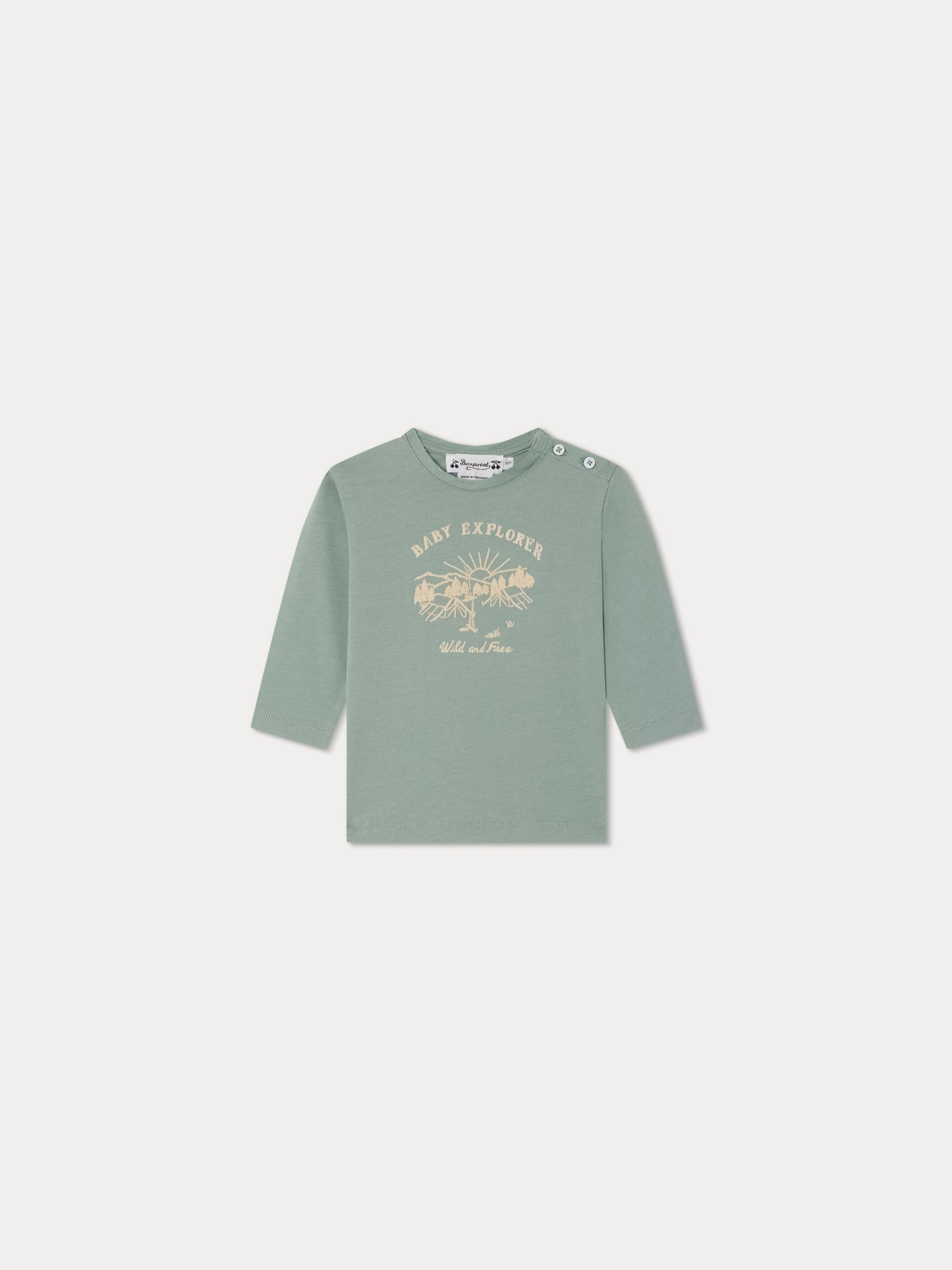 Baby Boys Printed Cotton T-Shirt