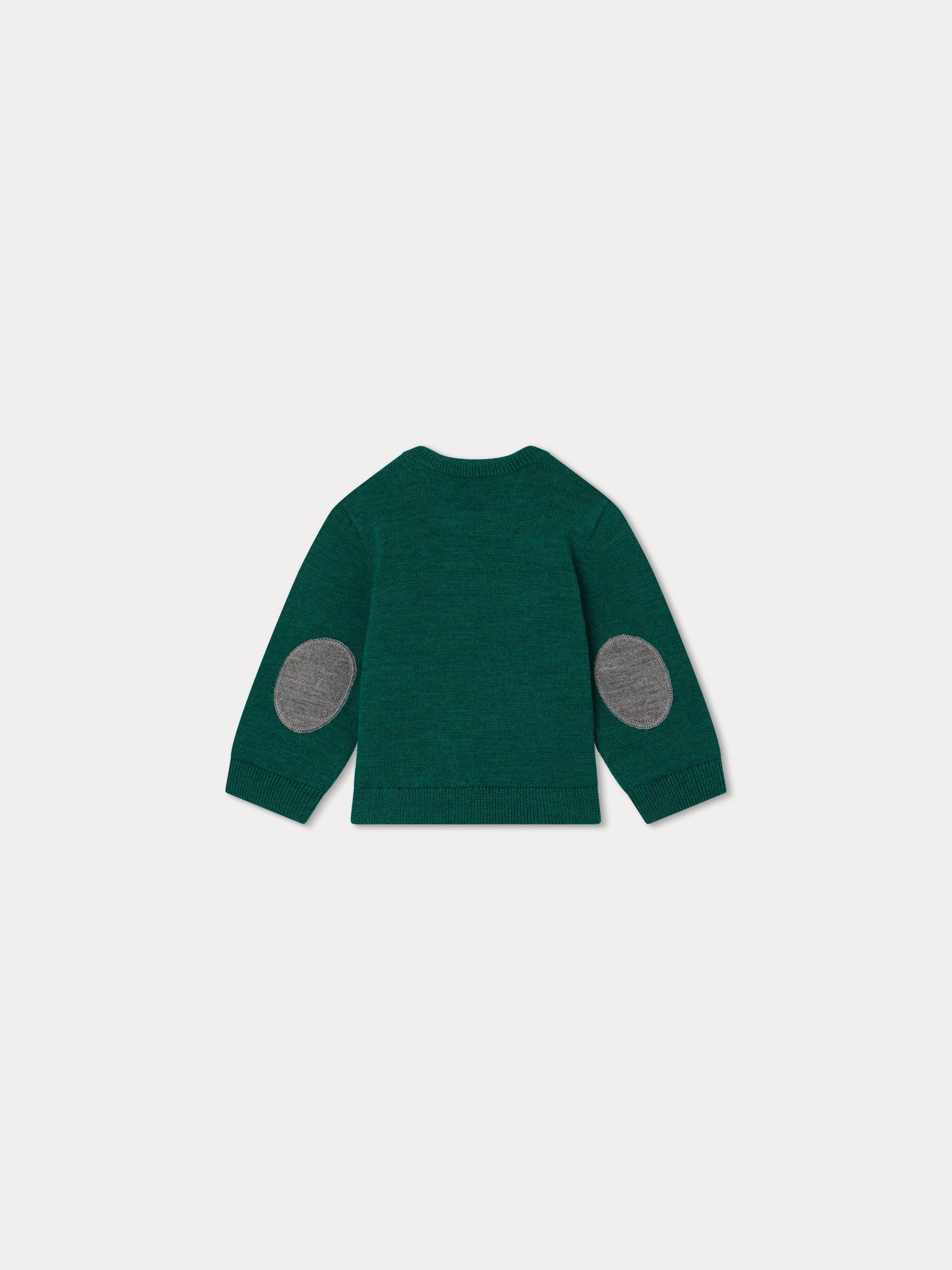 Baby Boys Green Wool Sweater