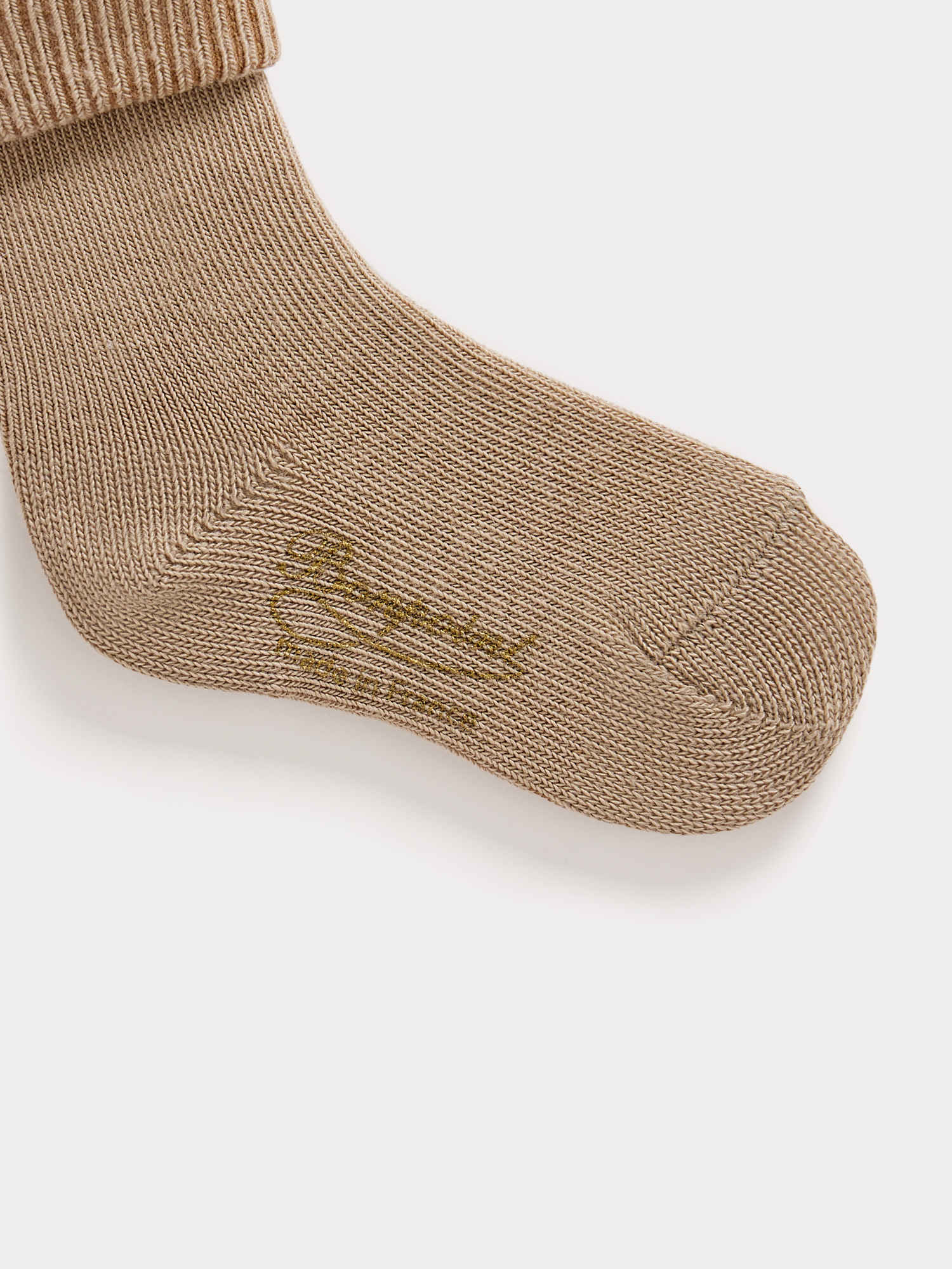 Baby Boys & Girls Camel Cotton Socks