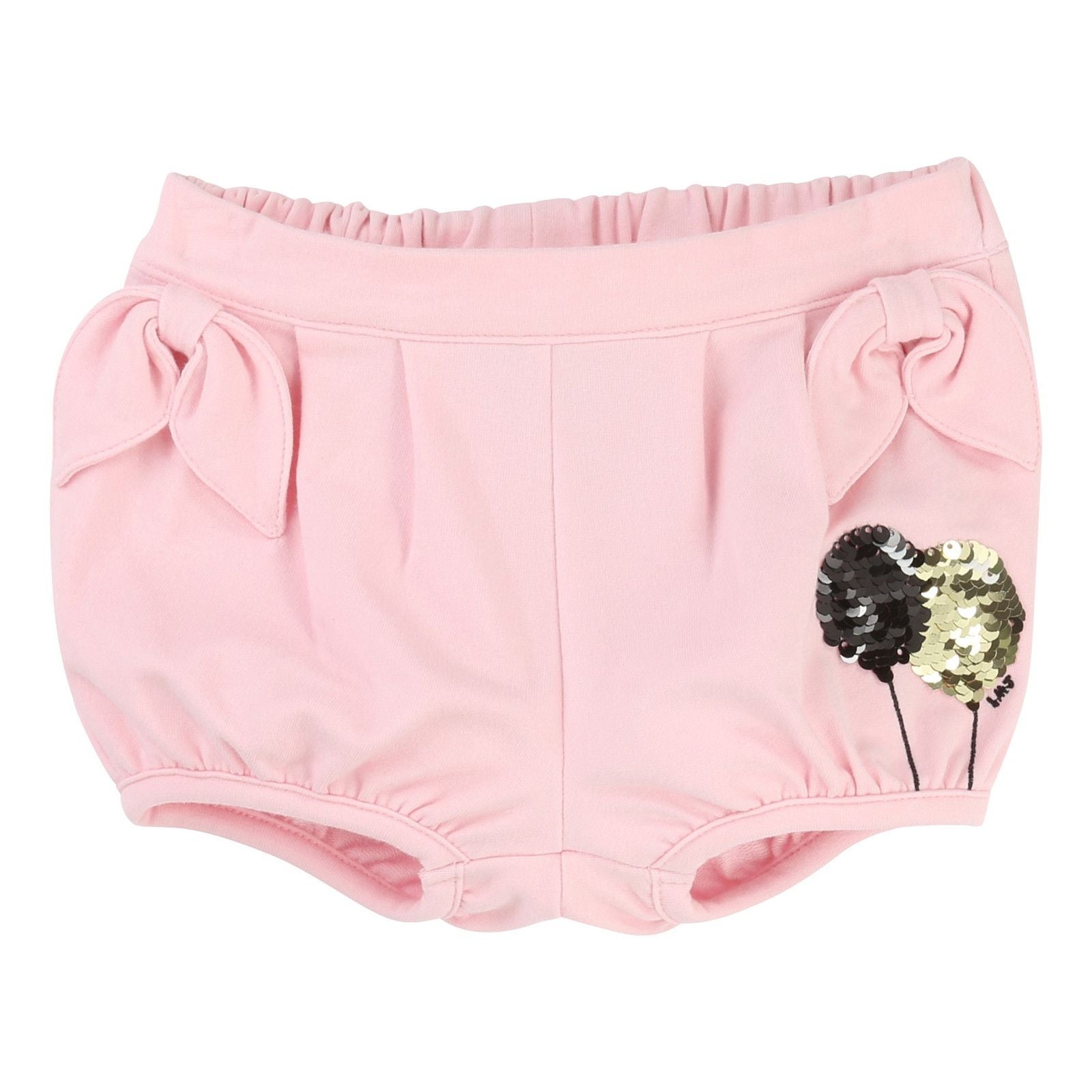 Baby Girls Pink Bow Trims Bermuda Short - CÉMAROSE | Children's Fashion Store