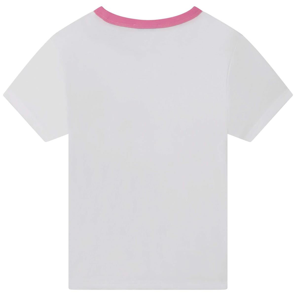 Girls White Logo T-Shirt