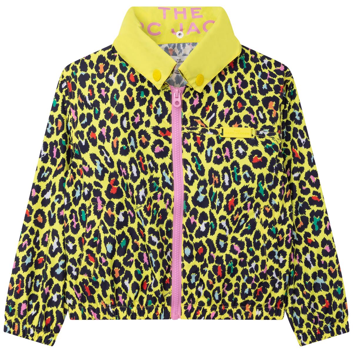 Coupe-vent à capuche jaune pour garçons et filles
