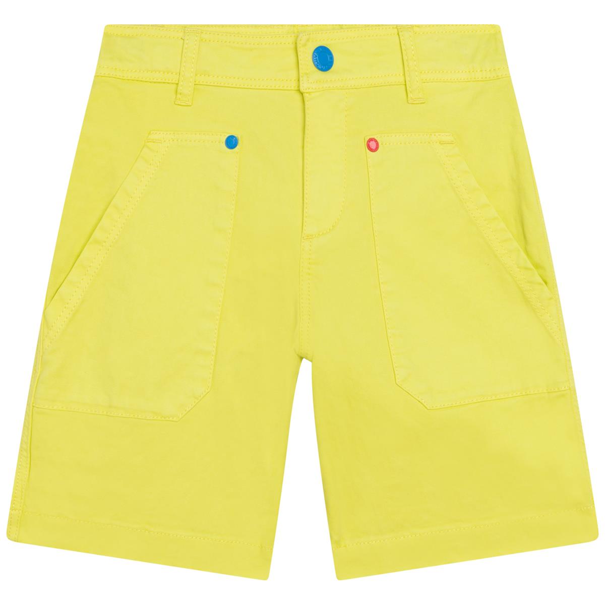 Shorts jaunes garçons et filles
