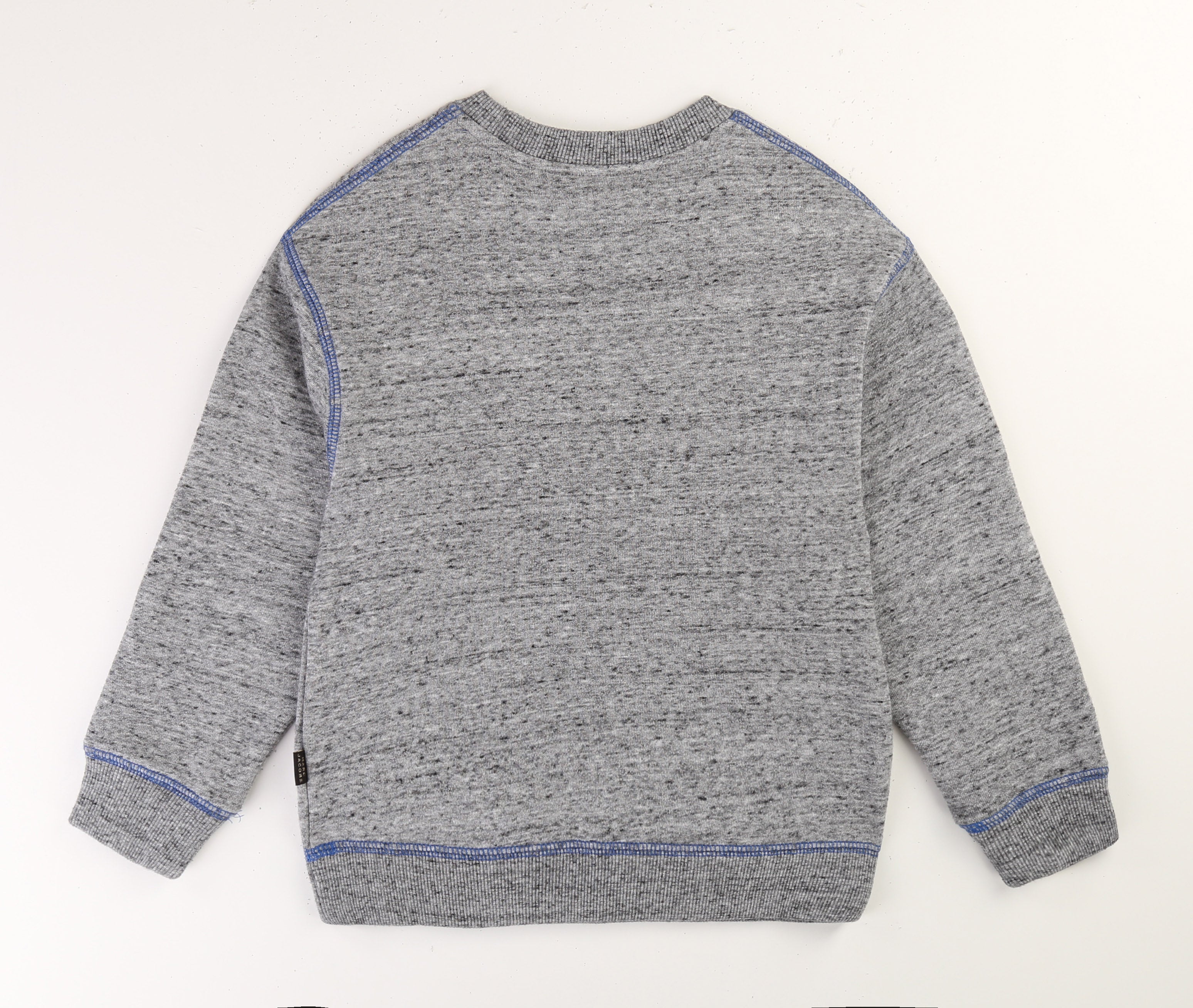 Boys Grey Logo Cotton Sweatshirt