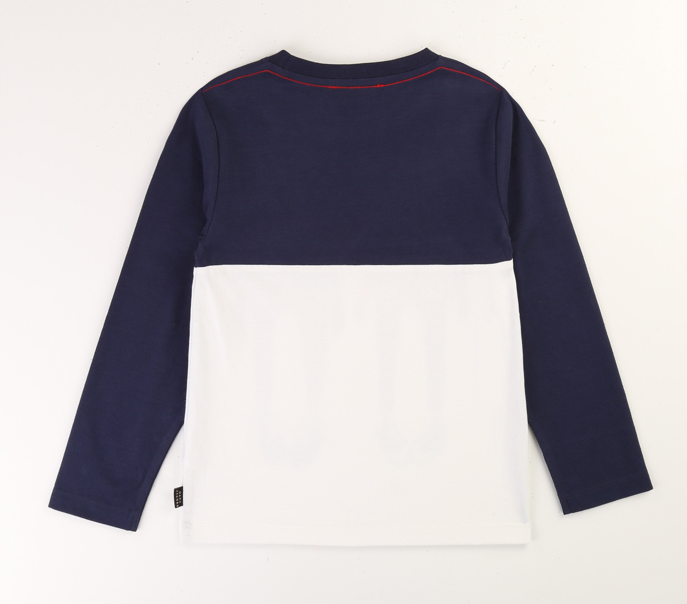 Boys Blue Pattern Cotton T-shirt