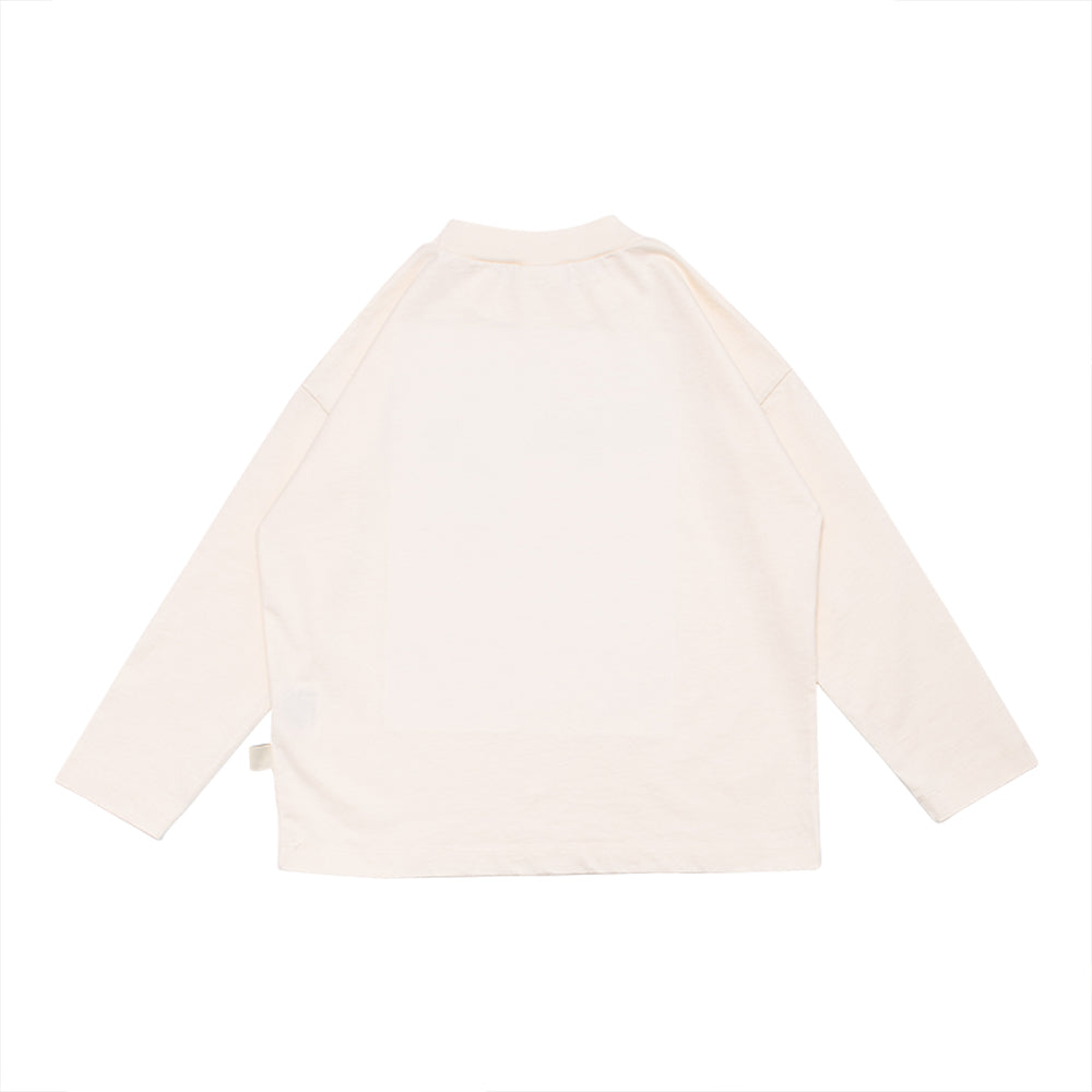 Boys & Girls White Logo Cotton T-Shirt
