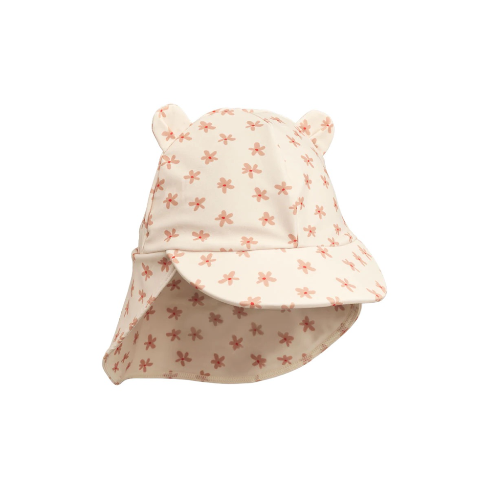 Boy & Girls Beige Floral Sunhat