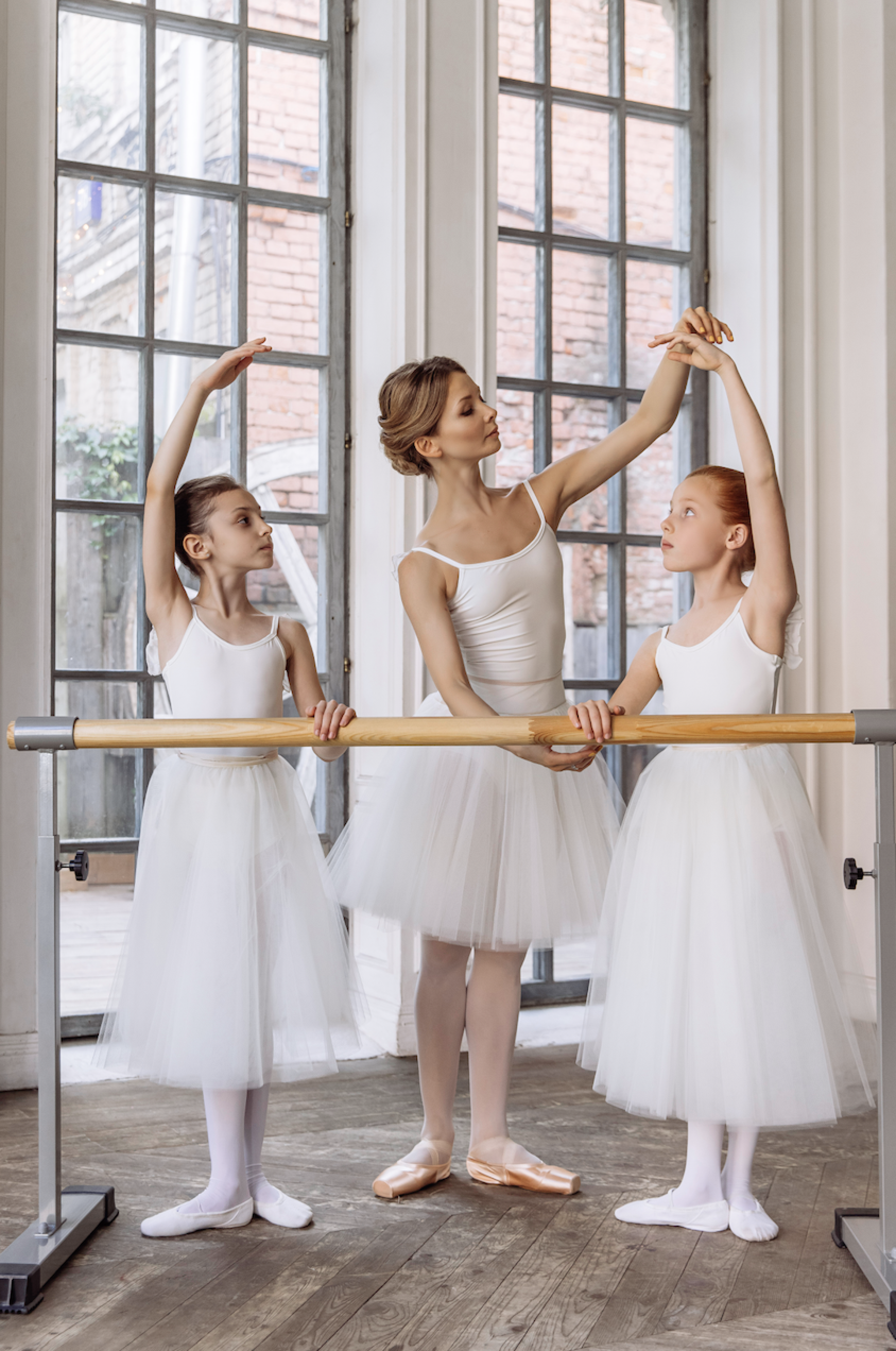 Girls White Ballet Skirt