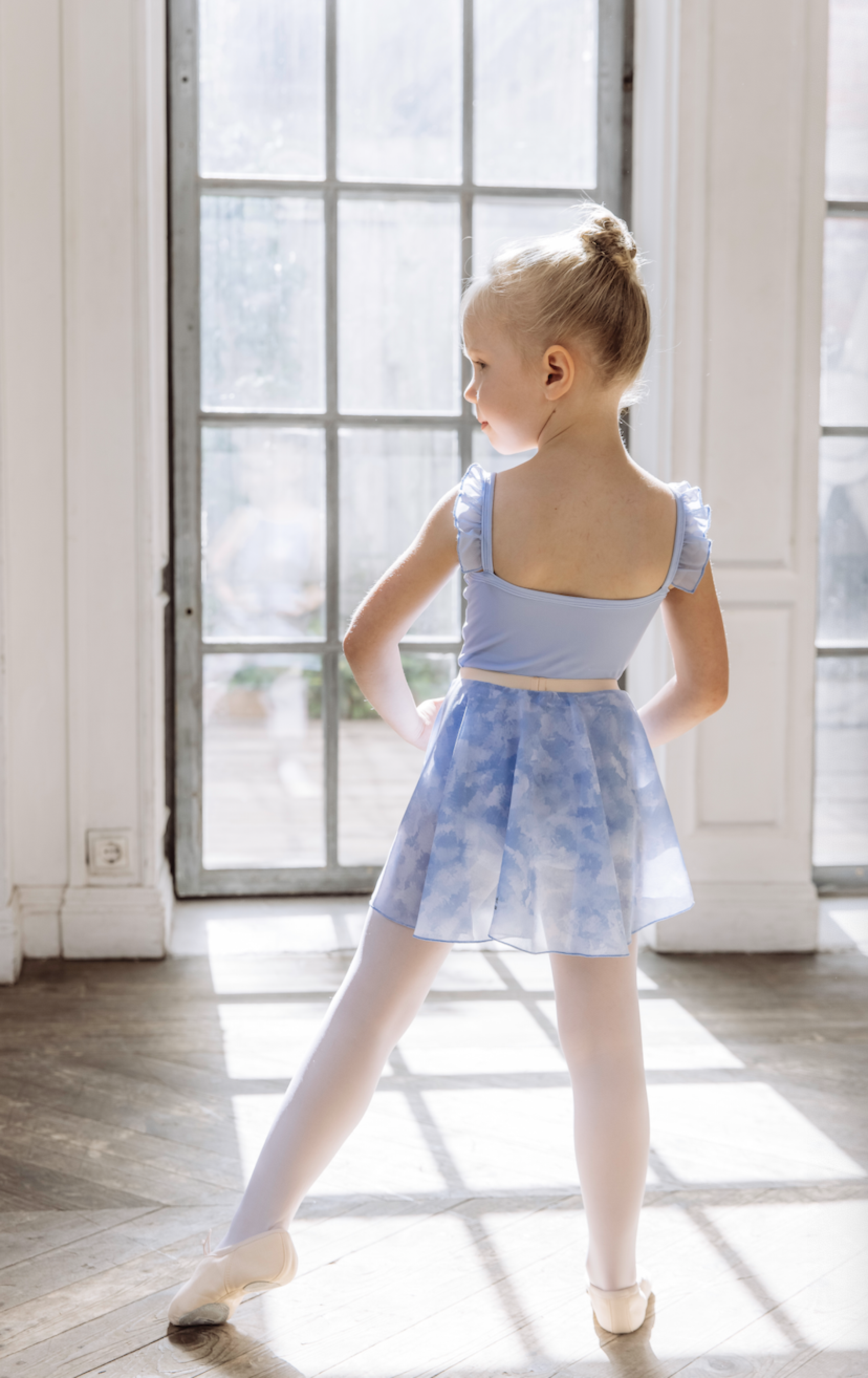 Girls Blue Ballet Skirt