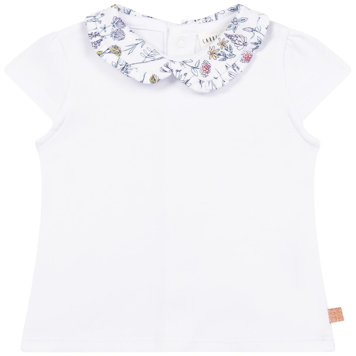 T-shirts blancs pour bébés garçons et filles