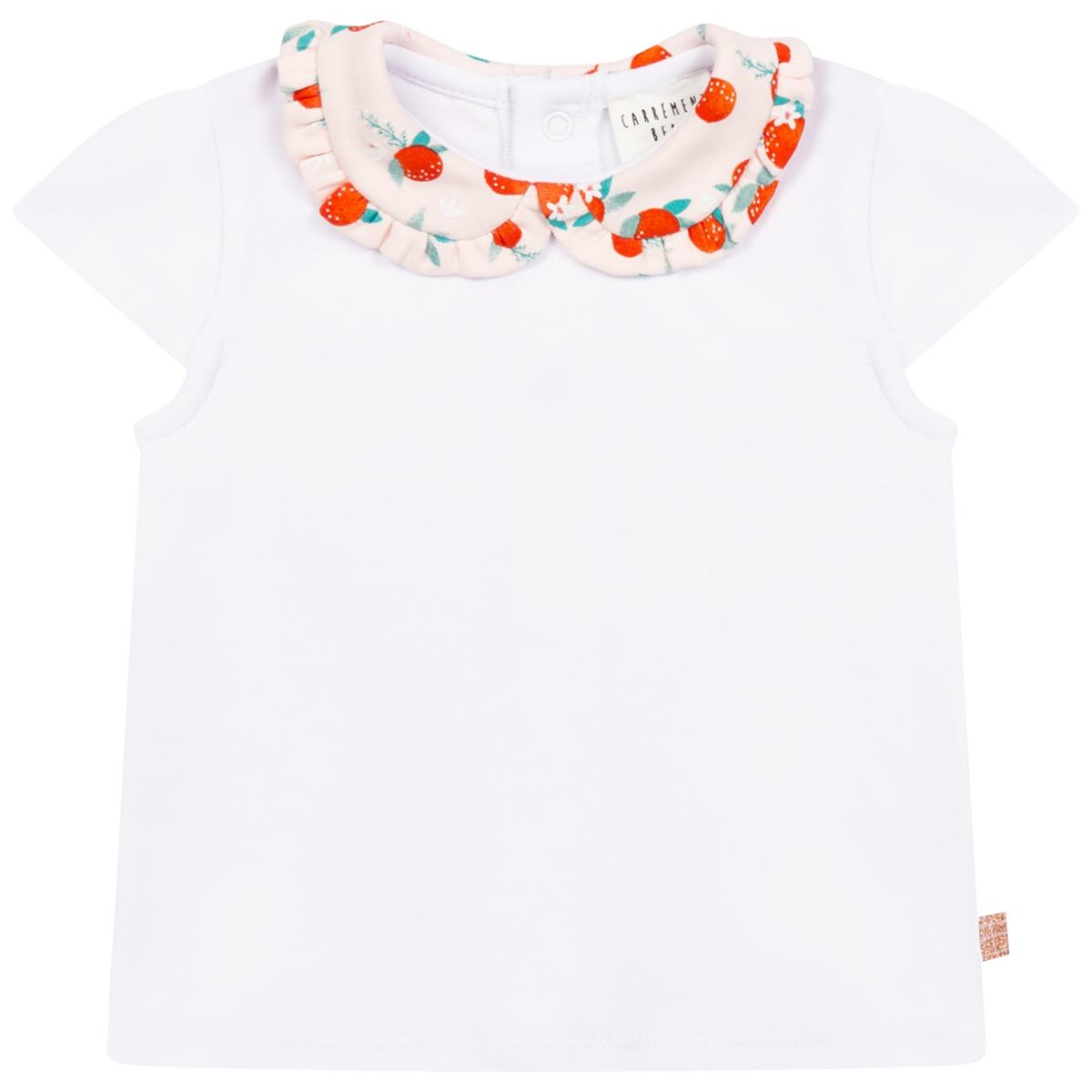 T-shirts blancs pour bébés garçons et filles