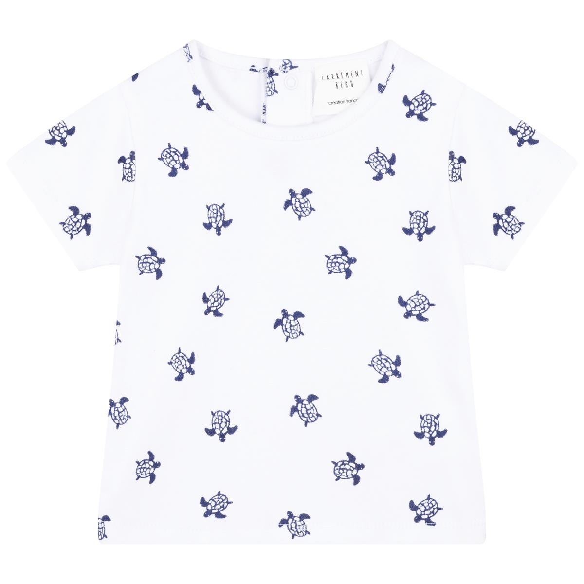 T-shirts blancs pour bébés garçons et filles