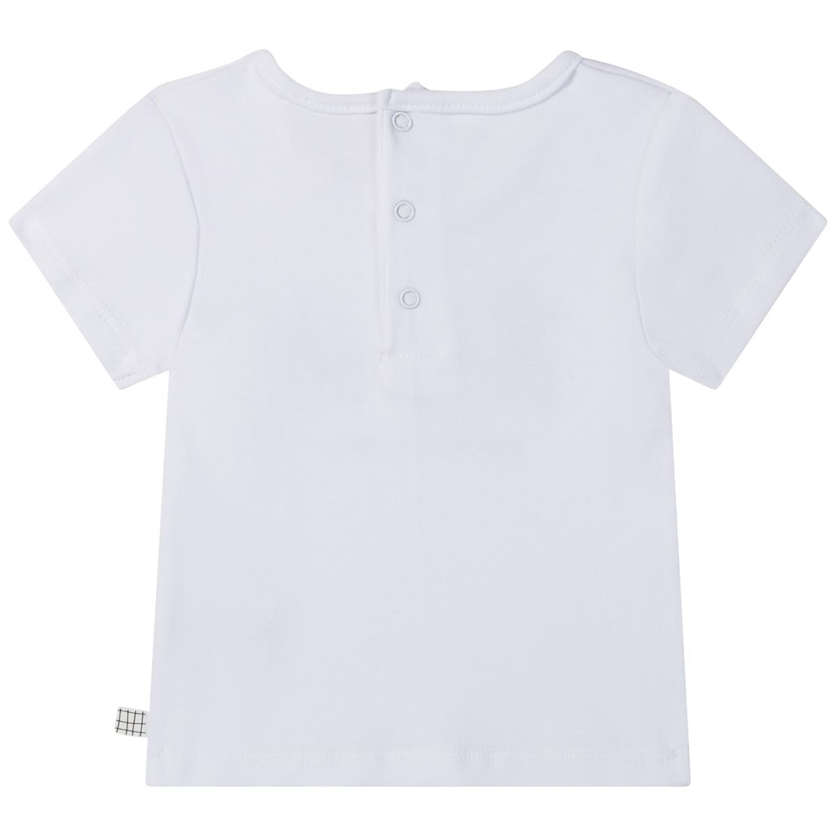T-shirts blancs pour bébés garçons et filles